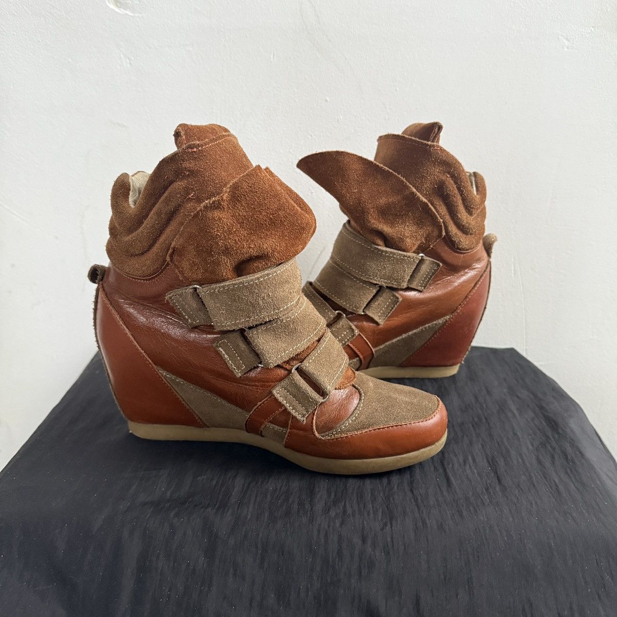 Seditionaries Vintage Original Comfort Hi Top Wedge Sneakers Size US 6 / IT 36 - 4 Thumbnail