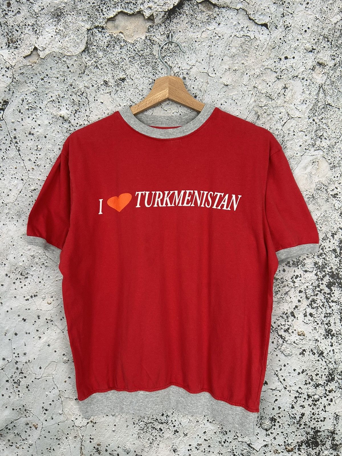 Vintage I Love Turkmenistan Graphic Tee Tourist Streetwear Vintage Size US L / EU 52-54 / 3 - 1 Thumbnail