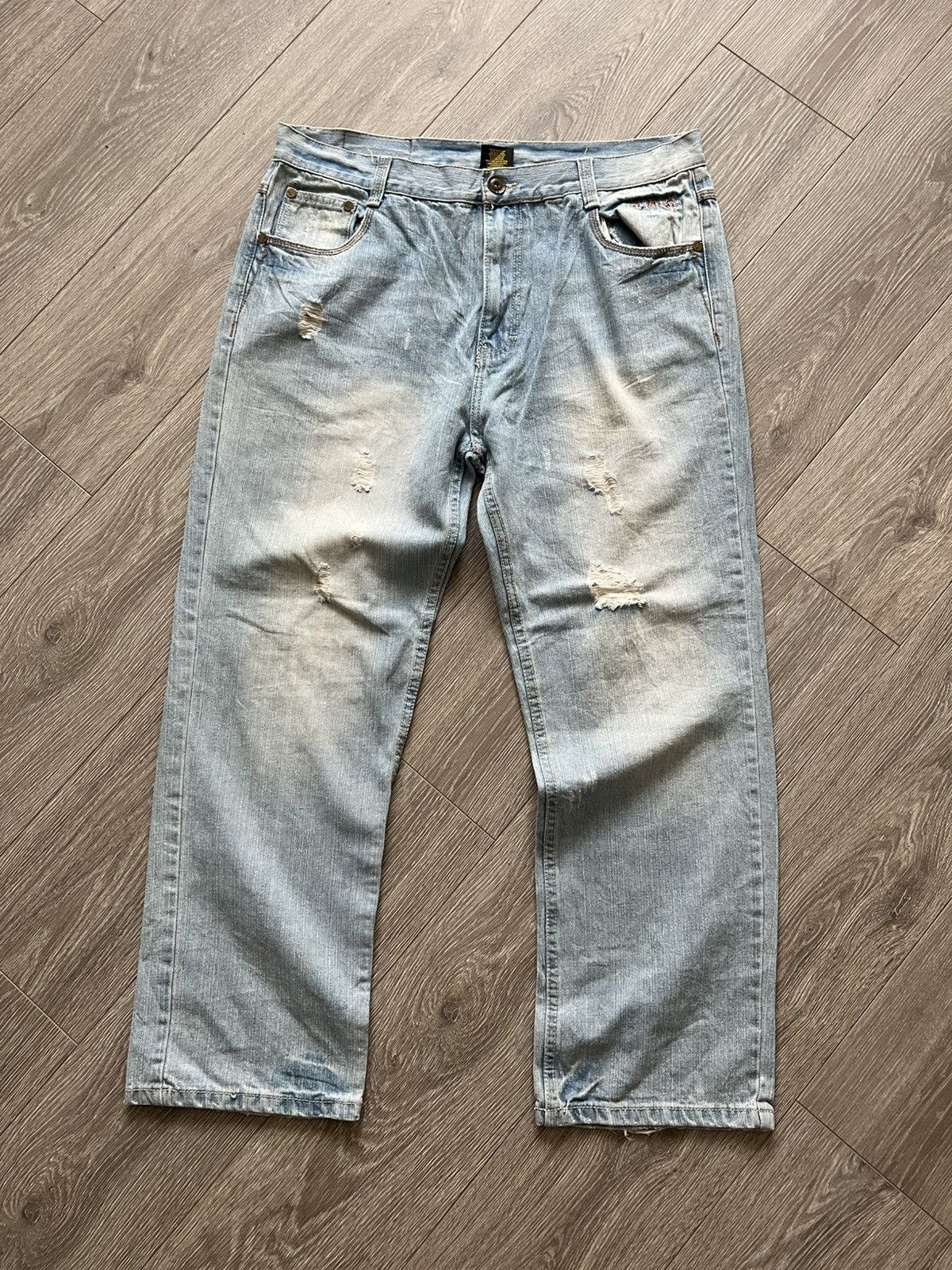 Makaveli Vintage 2PAC Makaveli Baggy Jeans Pants Size US 38 / EU 54 - 11 Thumbnail
