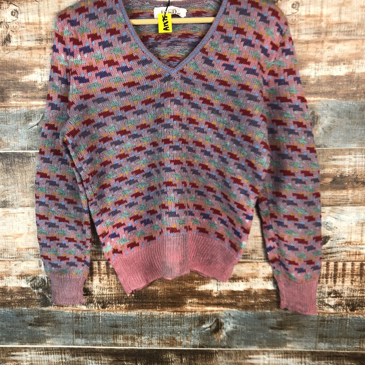 Homespun Knitwear Deux faded Pink Knitwear sweatshirt #A1875 Size S / US 4 / IT 40 - 6 Thumbnail