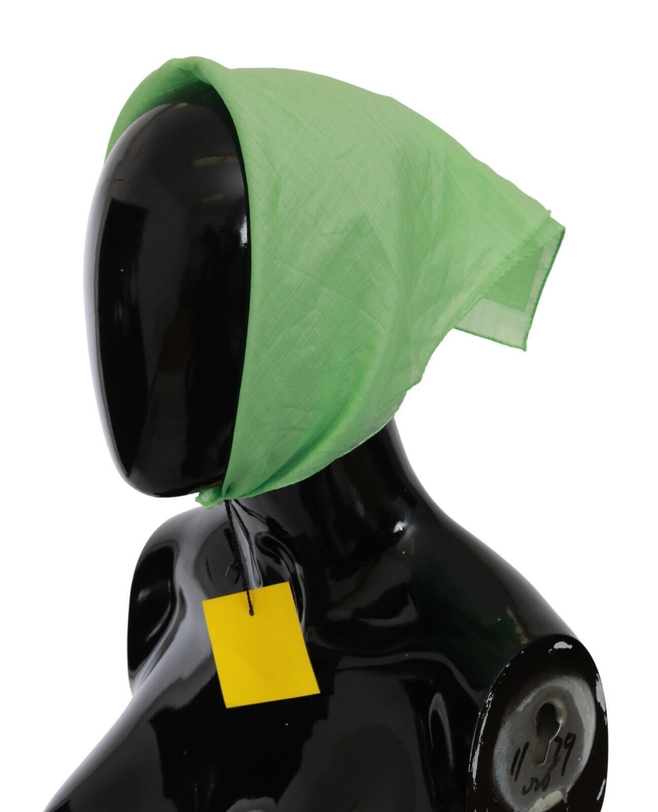 Elegant Apple Green Linen Women's Scarf