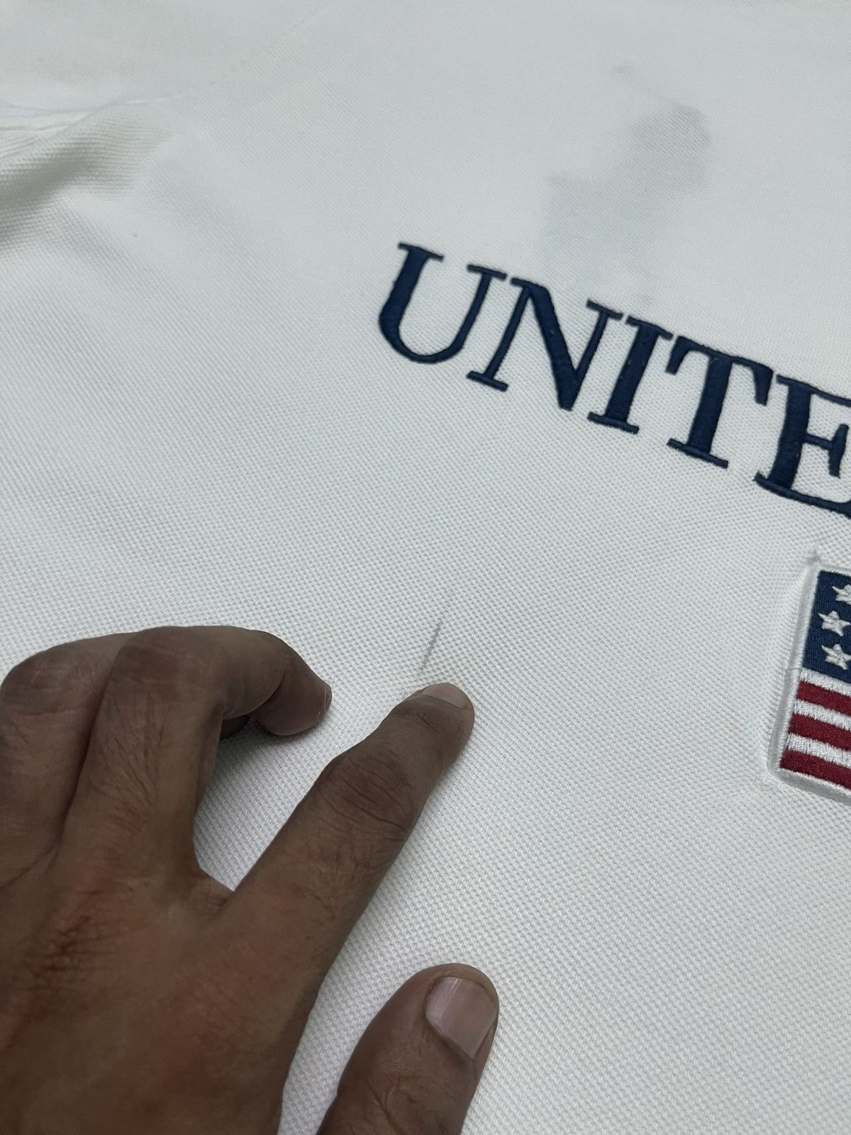 Polo Ralph Lauren VINTAGE POLO BY RALPH LAUREN USA FLAG RARE Size US XL / EU 56 / 4 - 19 Thumbnail