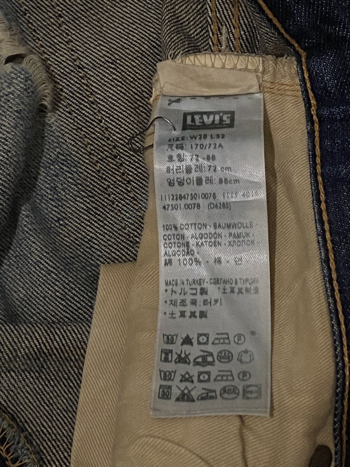 Levi's Vintage Clothing Levis Vintage Clothing 501 XX Big E Selvedge Button 401 Wash Size US 28 / EU 44 - 19 Thumbnail