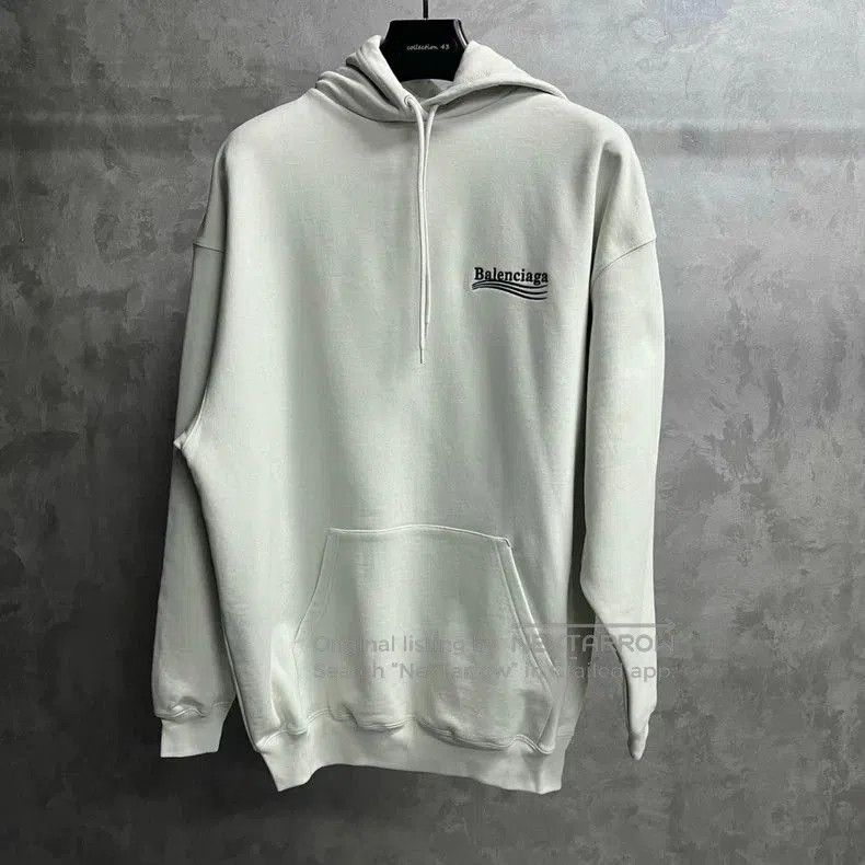 Balenciaga Balenciaga White Logo Hoodie. Size US S / EU 44-46 / 1 - 1 Thumbnail