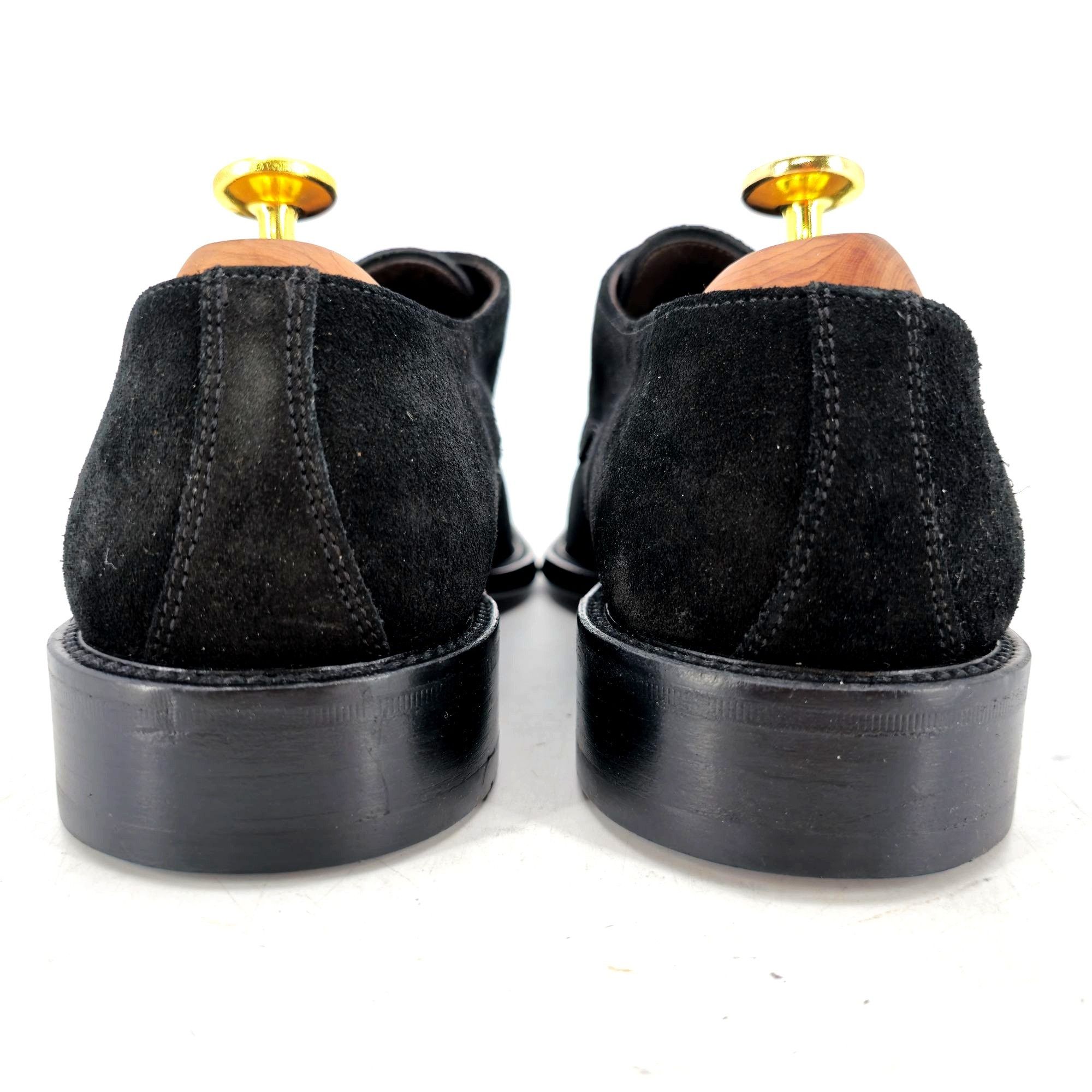 Bally Vintage Bally Italy Monk Strap Loafers Mens 8.5D Black Suede Size US 8.5 / EU 41-42 - 6 Thumbnail