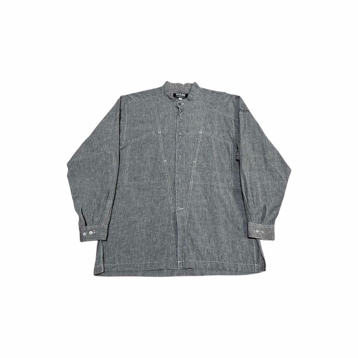 Issey Miyake 🔥1983 Vintage Issey Skyline Miyake Design Studio Shirt Ls Size US L / EU 52-54 / 3 - 5 Thumbnail