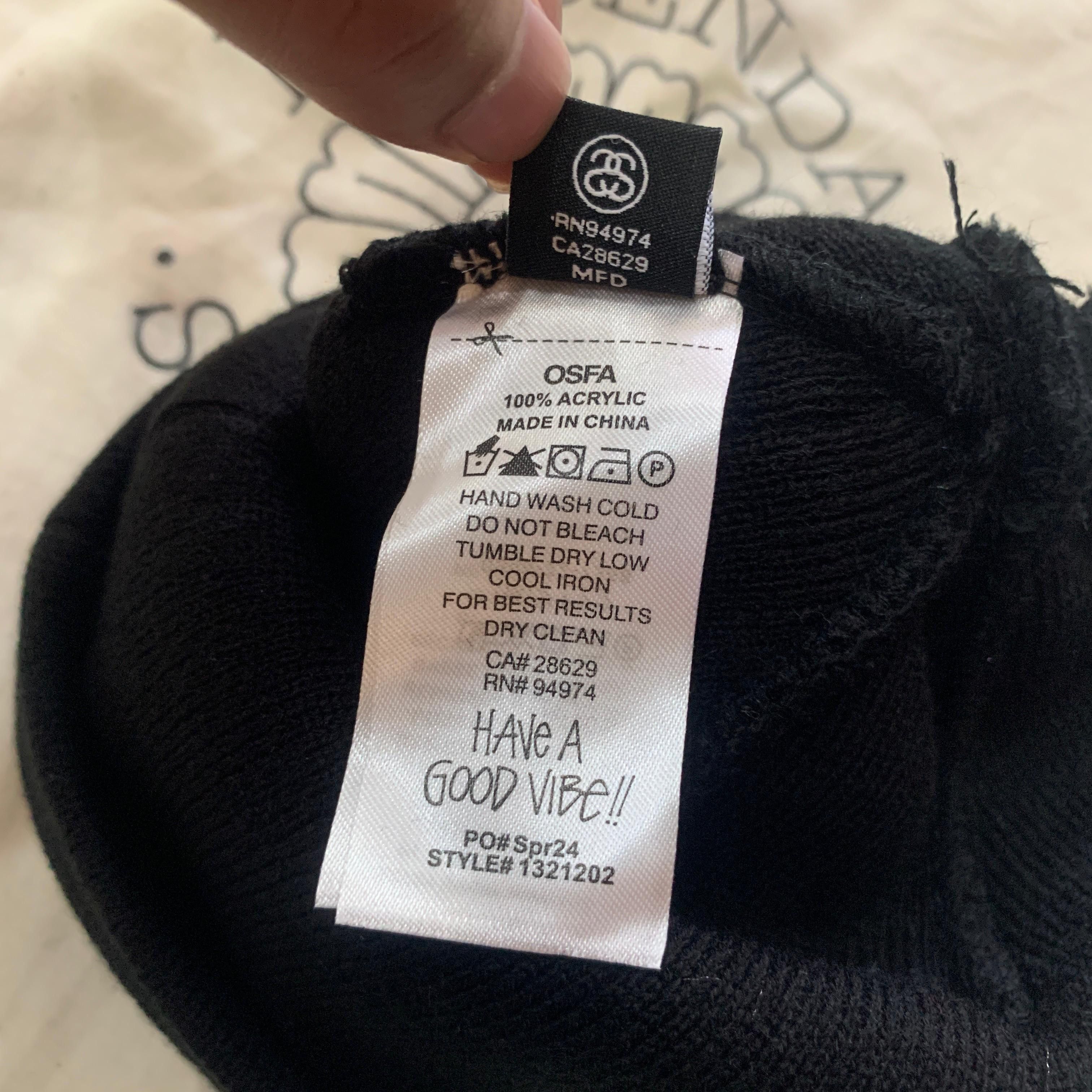 Stussy Stussy stitch basic logo skullcap Size ONE SIZE - 4 Thumbnail