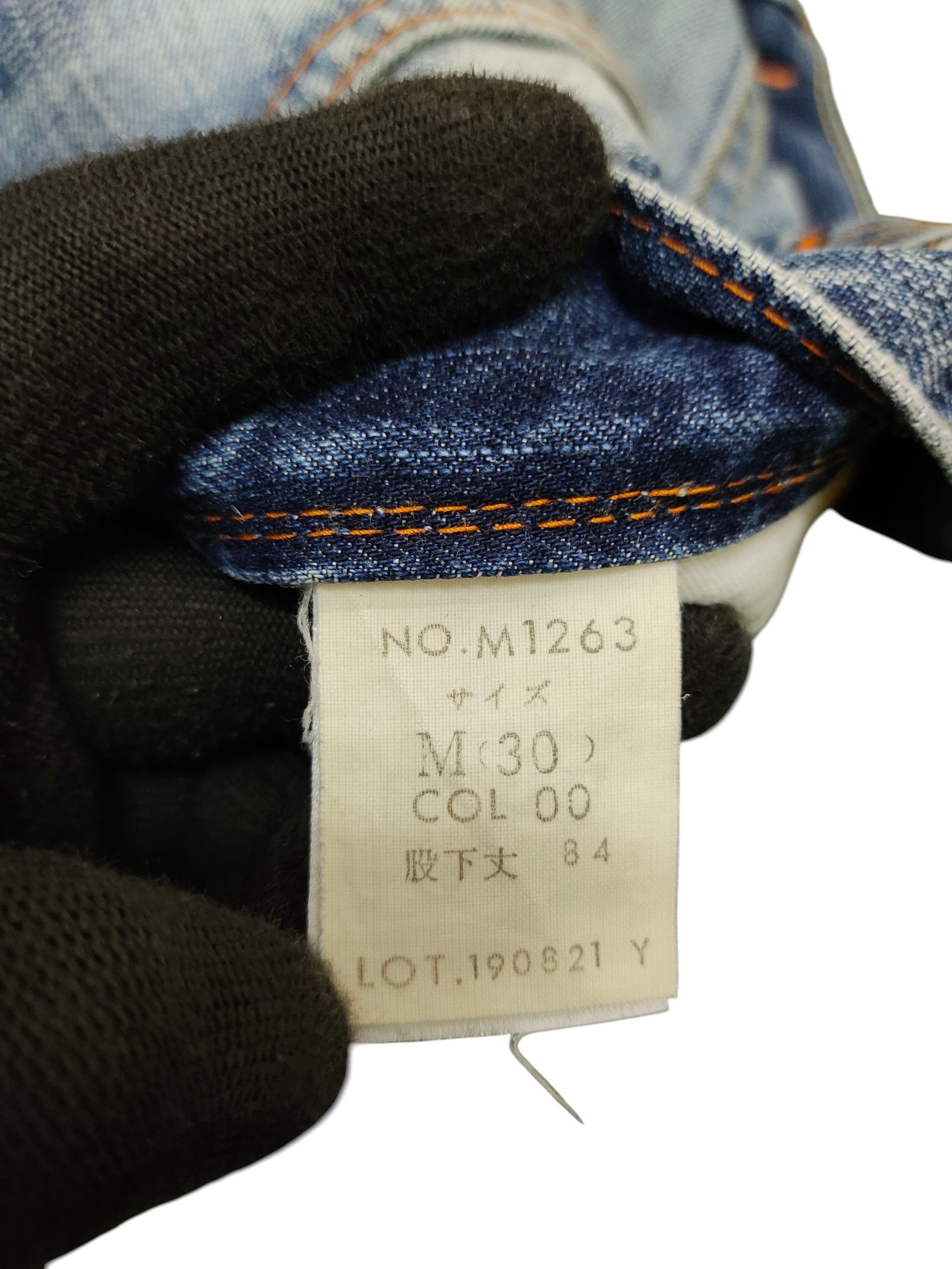 Undercover Vintage 90s Blue Way Clawmark Distress Faded Denim Jeans Size US 32 / EU 48 - 11 Thumbnail