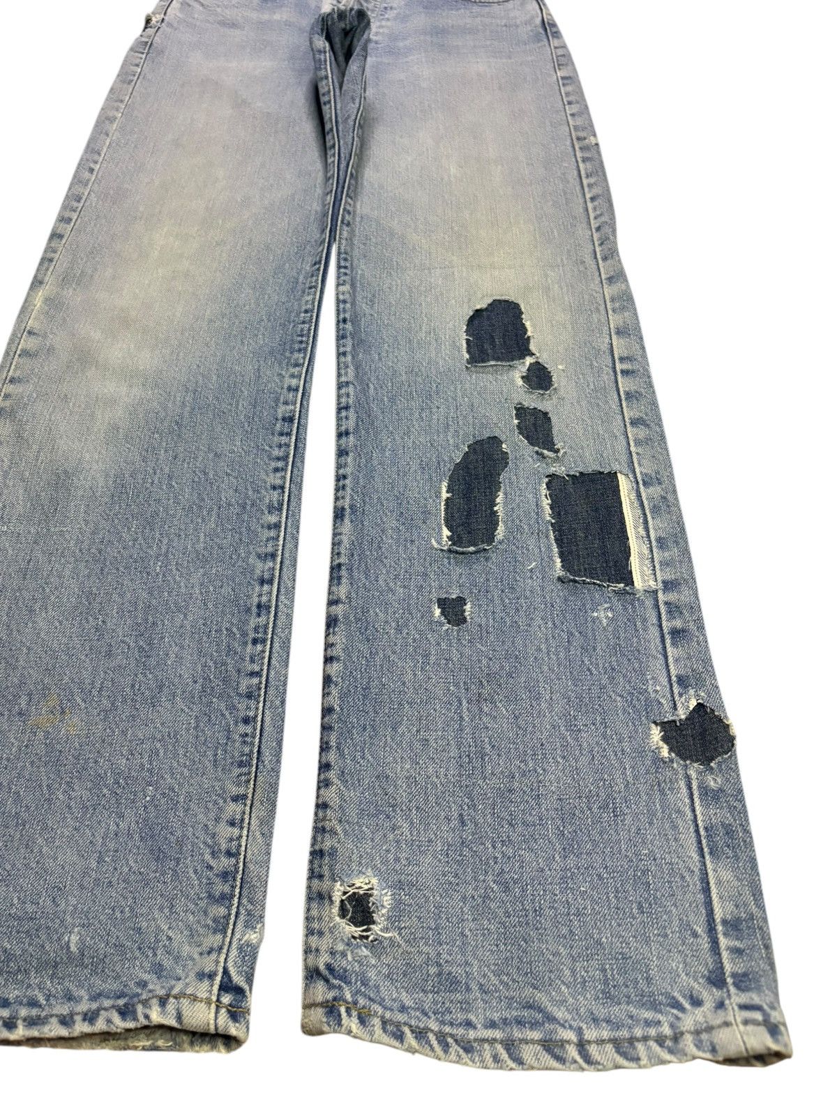 Levi's Vintage 80s Levis 503BXX Big E Selvedge Mud Wash Loose Jeans Size US 29 - 7 Thumbnail