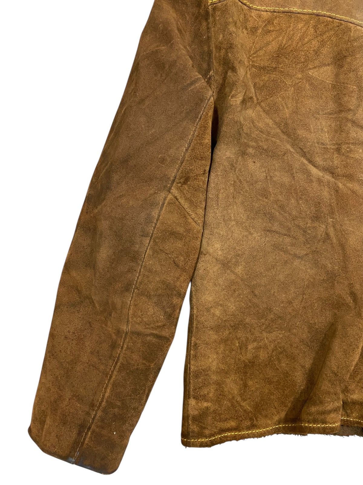 Vintage Vintage Pioneer Wear Suede Sherpa Jacket Western Rancher USA Size US M / EU 48-50 / 2 - 10 Thumbnail