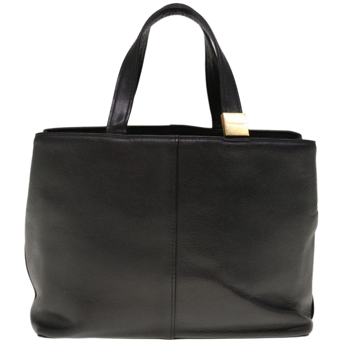 Burberry Black Leather Handbag (Pre-Owned) Size ONE SIZE - 1 Thumbnail