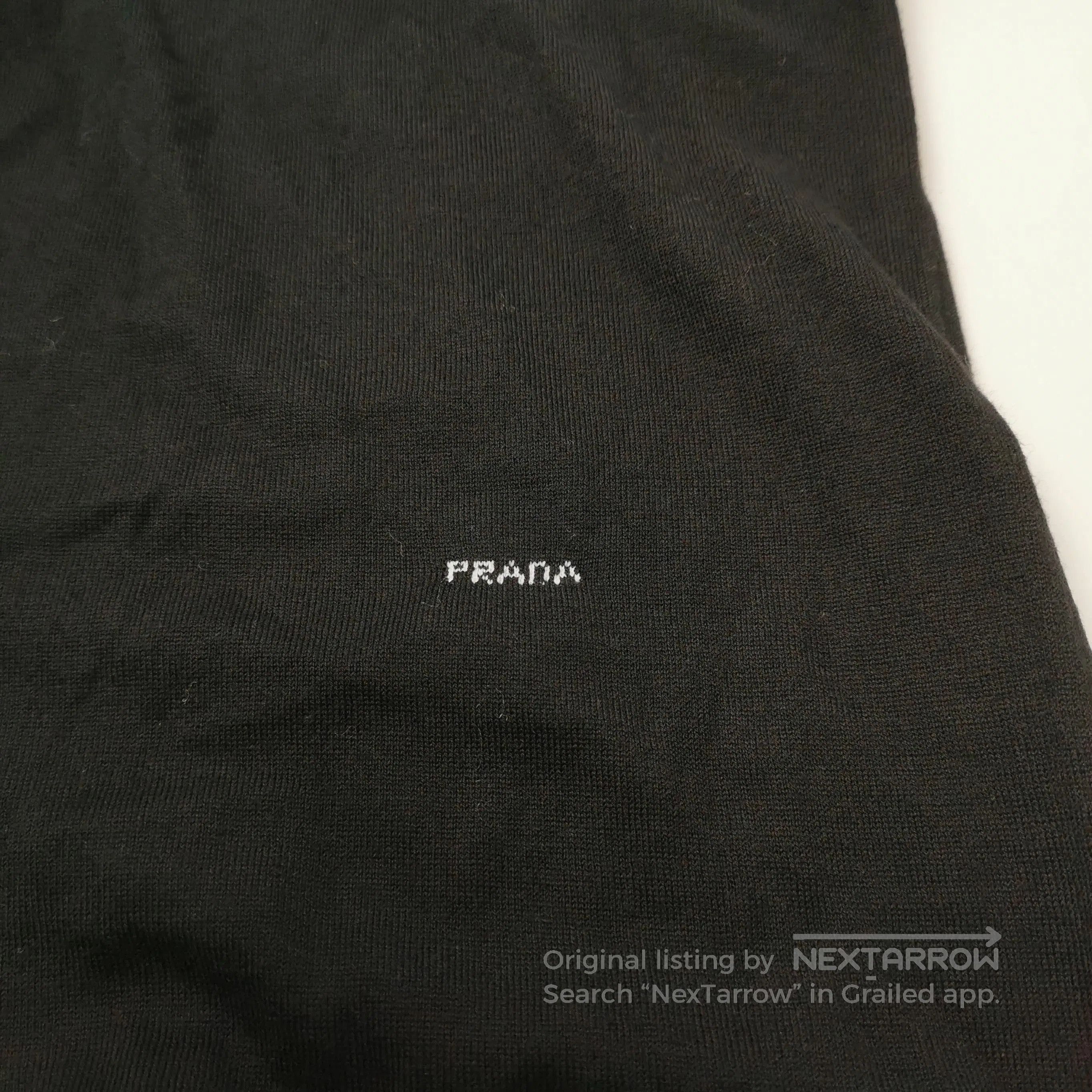 Prada Prada Black Wool Polo Neck Sweater . Size L / US 10 / IT 46 - 3 Thumbnail