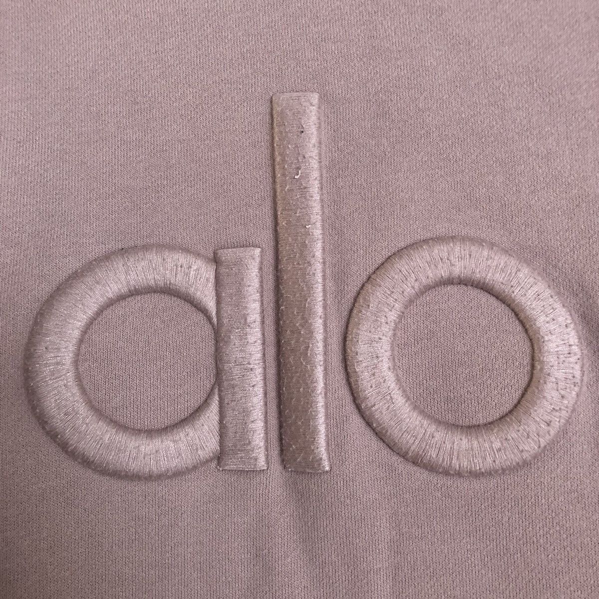Alo Yoga Renown Emblem Heavy Weight Crew Neck Sweatshirt Dusty Pink Size S / US 4 / IT 40 - 2 Thumbnail