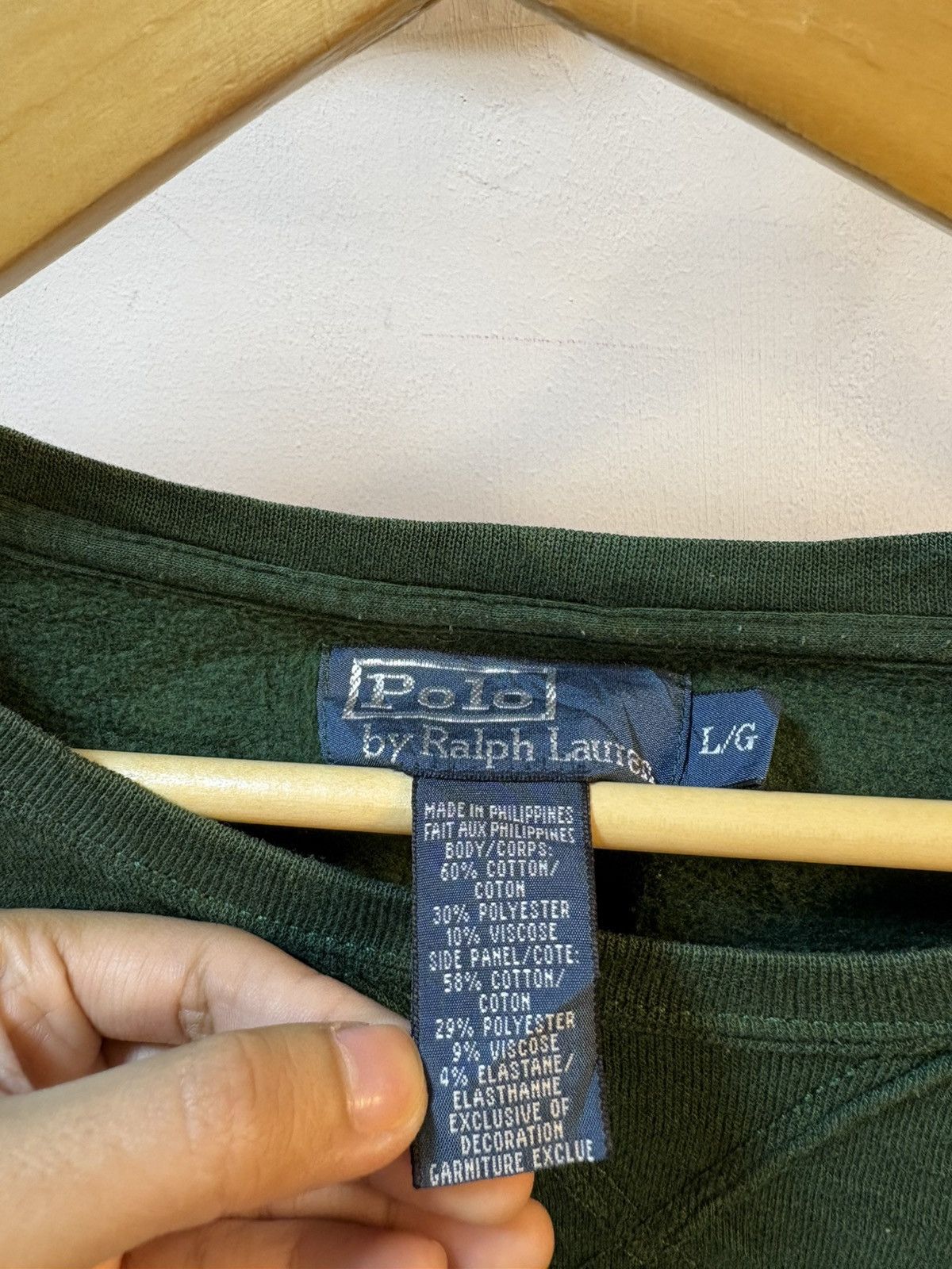 Polo Ralph Lauren Vintage Polo Ralph Lauren Sweatshirt Crewneck Sweater Size US L / EU 52-54 / 3 - 5 Thumbnail