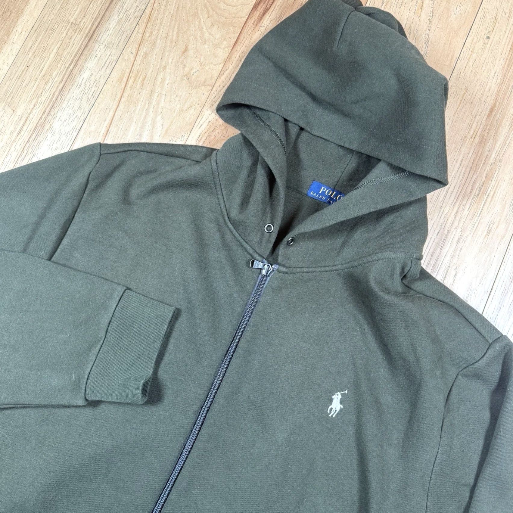 Polo Ralph Lauren Polo Ralph Lauren Hoodie Sweatshirt Full Zip Mens XXL Green Size US XXL / EU 58 / 5 - 2 Thumbnail