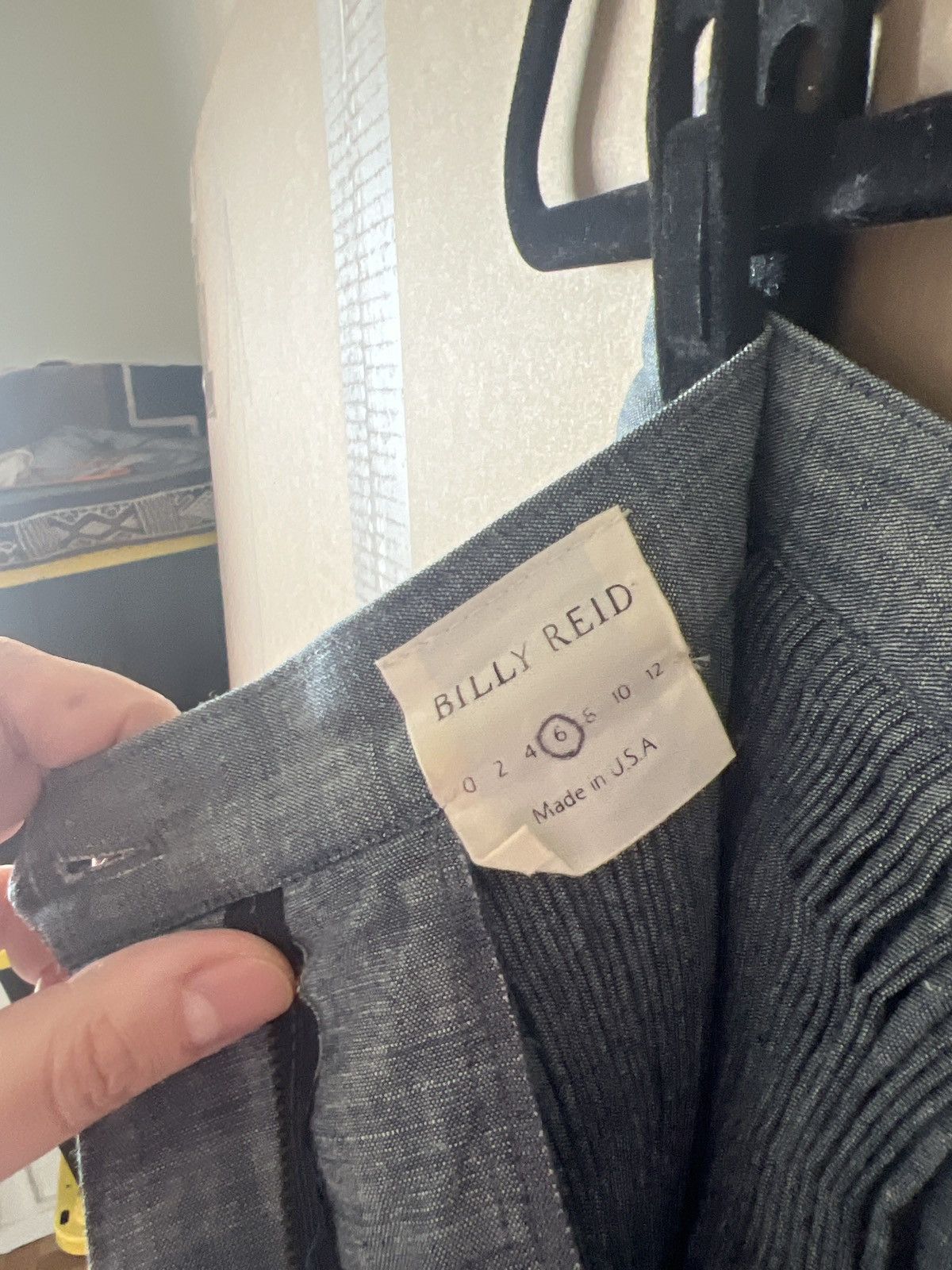 Billy Reid Bill Reid Denim Knife Pleat Full Skirt Size 28" / US 6 / IT 42 - 8 Thumbnail