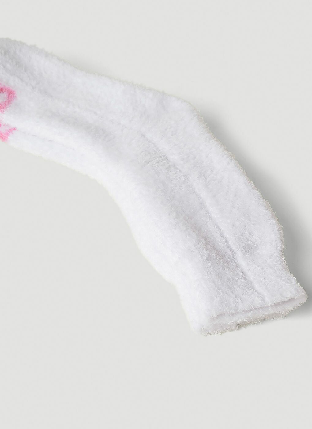 Balenciaga o1w1db10125 Size: OS / BB Homewear Socks in White Size ONE SIZE - 3 Thumbnail