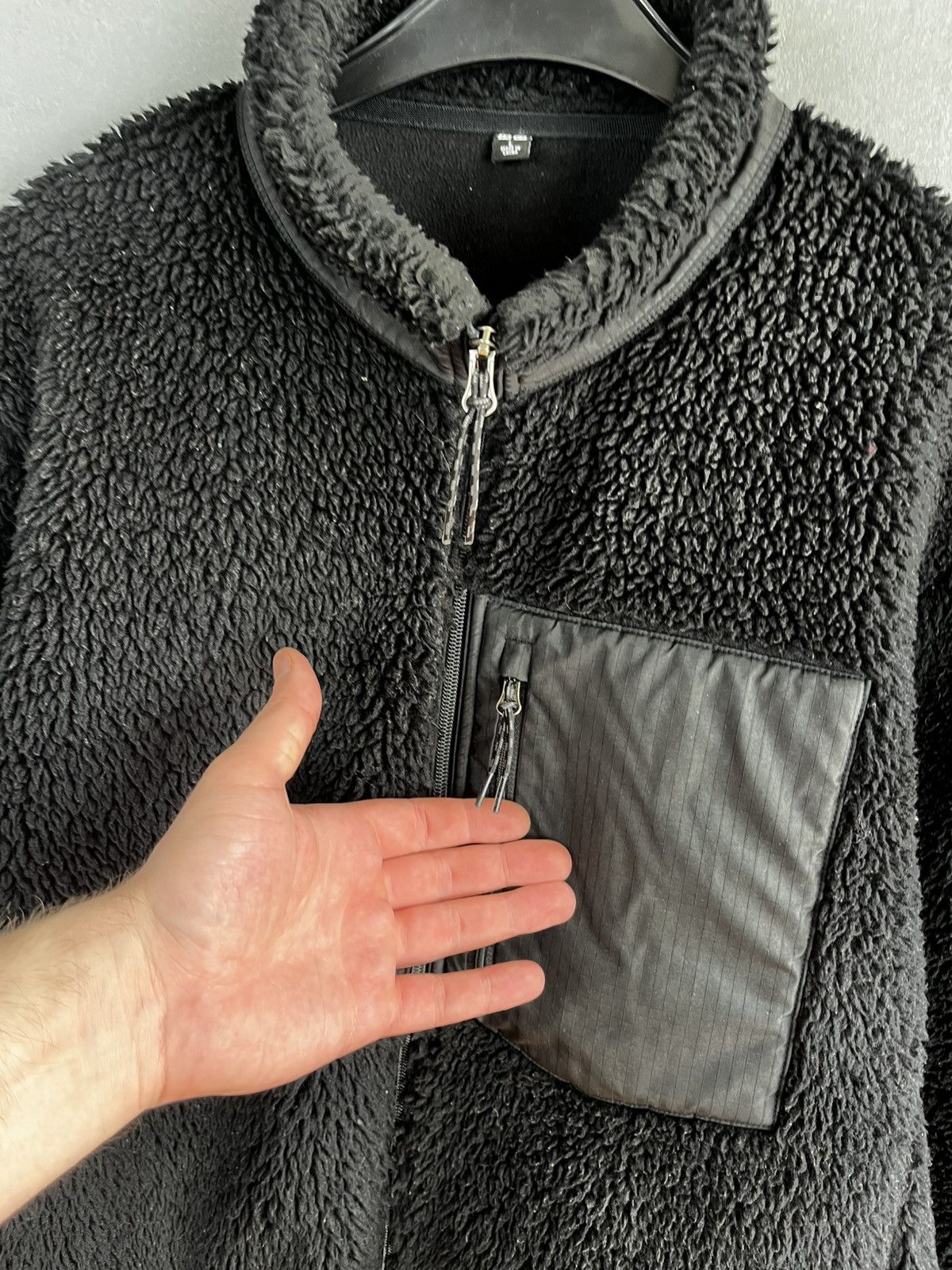 Japanese Brand × Uniqlo Uniqlo Fleece Jacket Black Size US L / EU 52-54 / 3 - 5 Thumbnail