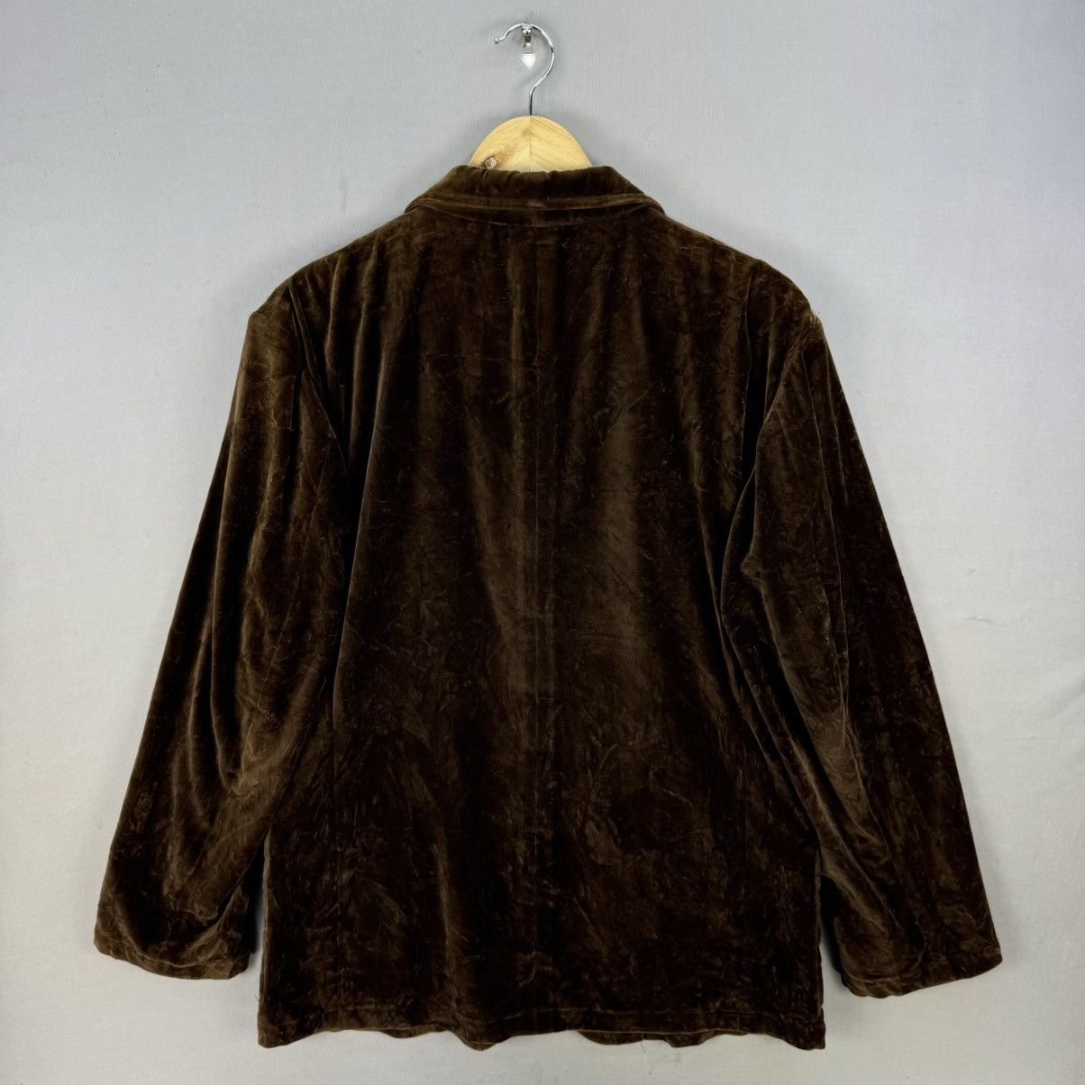 Japanese Brand Vintage Japanese Brown Velvet Blazer Jacket Made in Japan Size US M / EU 48-50 / 2 - 4 Thumbnail