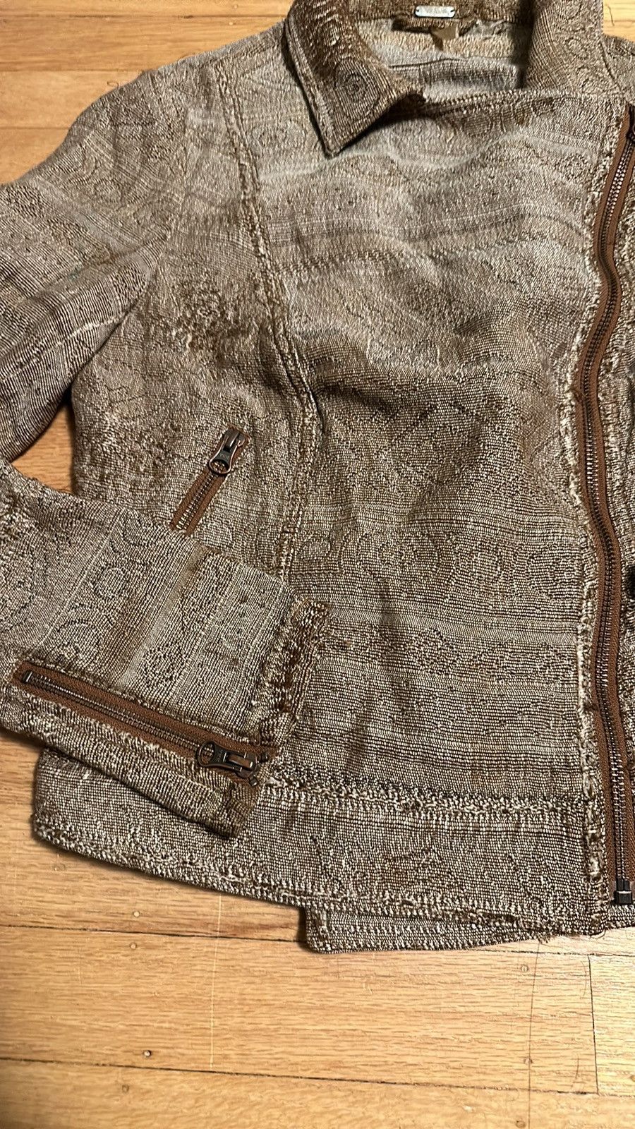 Free People Western tapestry moto jacket size 6 Size M / US 6-8 / IT 42-44 - 6 Thumbnail