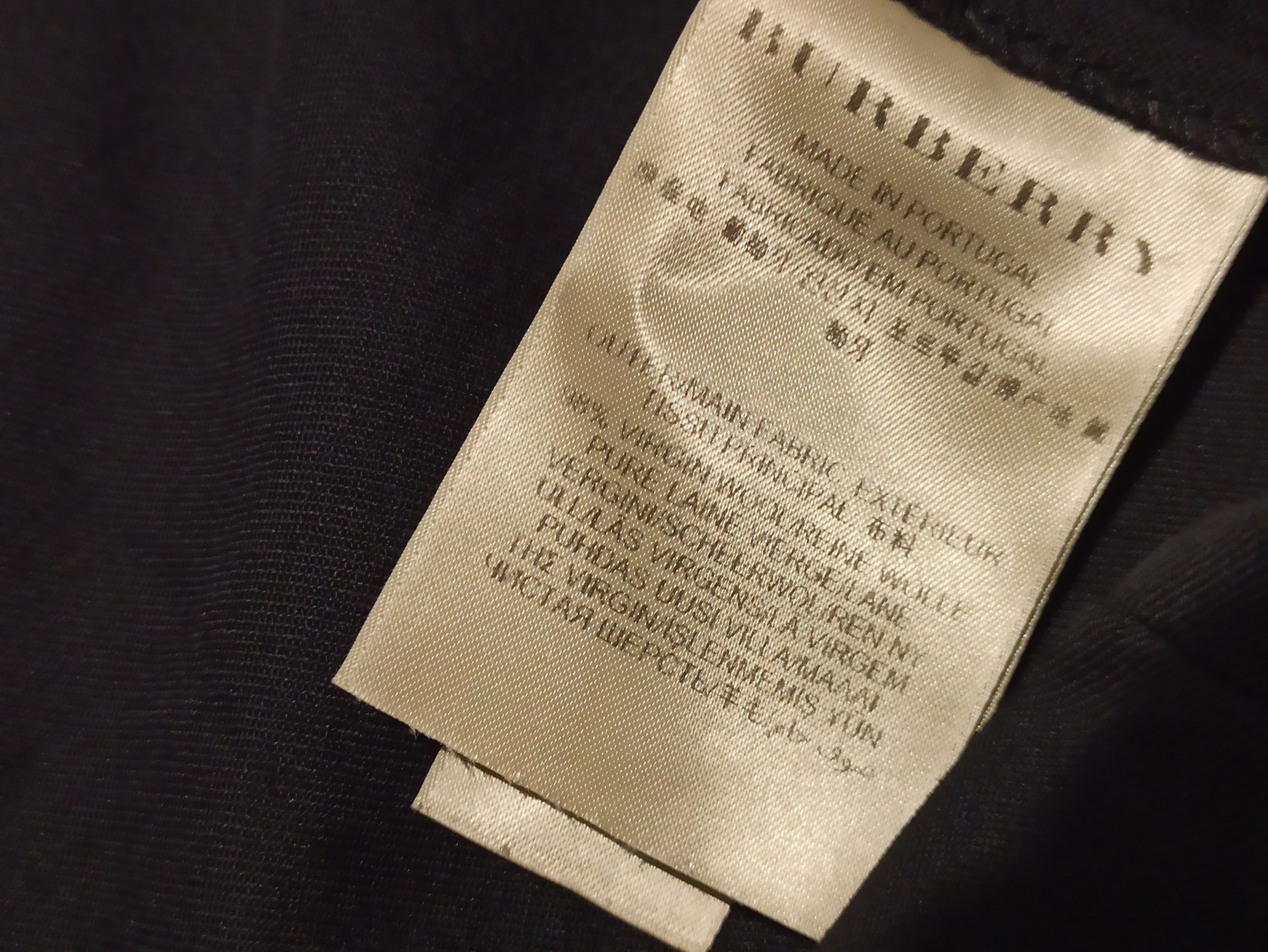 Burberry Burberry Black Wool Regular Fit Pants Size 38" / US 16 / IT 52 - 5 Thumbnail