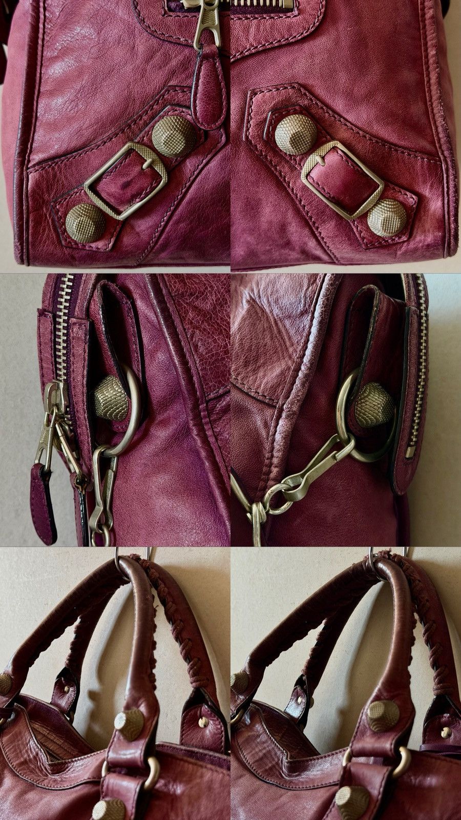 Balenciaga Balenciaga - 2000’s - Classic Motorcycle City -Lambskin Bag Size ONE SIZE - 20 Thumbnail