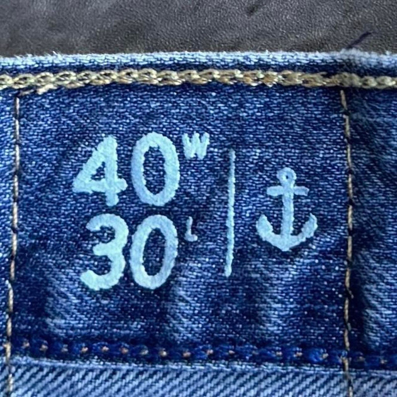 Nautica × Vintage Vintage Y2K Nautica Baggy Grunge Opium Denim Jeans Size US 40 / EU 56 - 5 Thumbnail