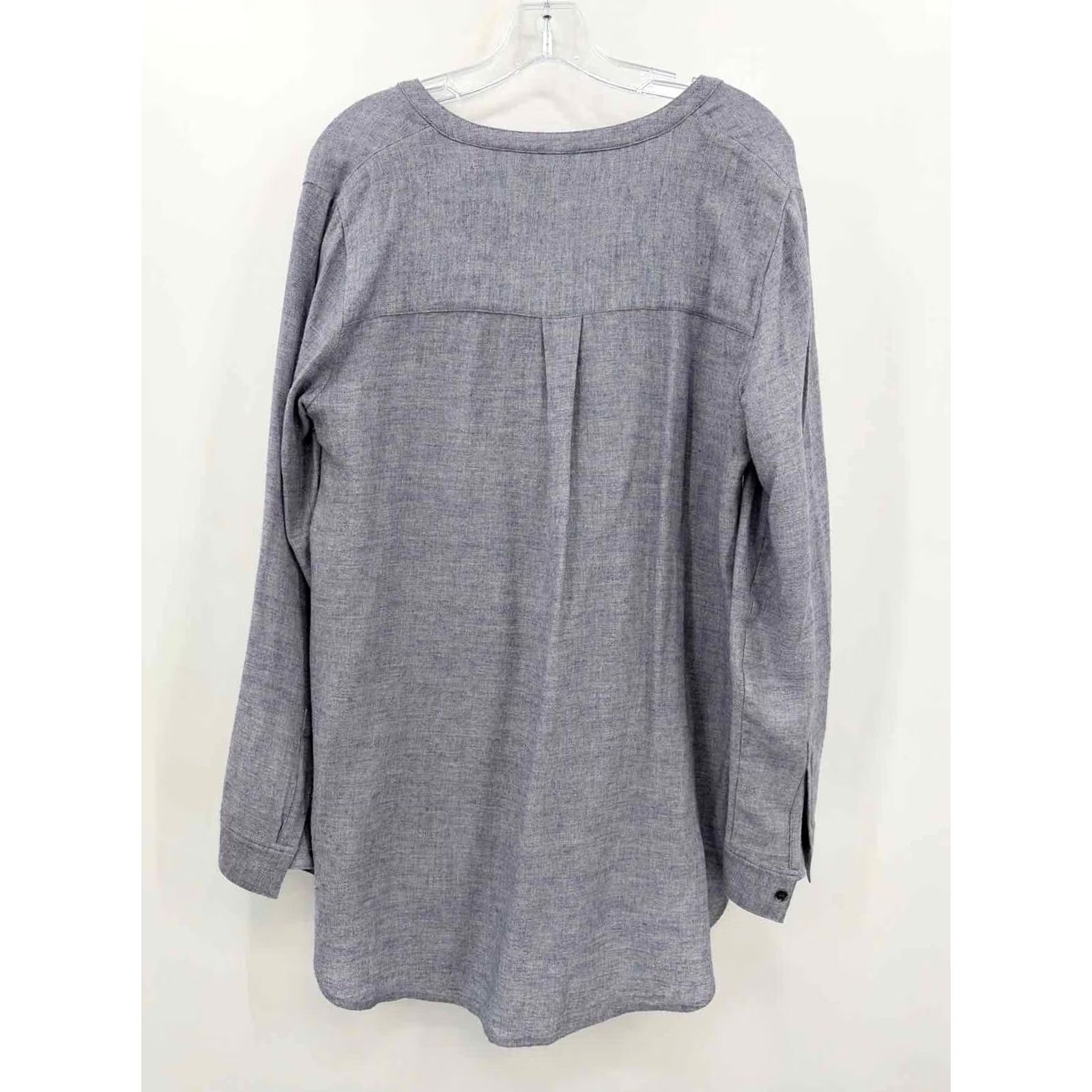 Theory Pre-Owned Theory Blue Size Medium Blouse - Top Size M / US 6-8 / IT 42-44 - 2 Thumbnail
