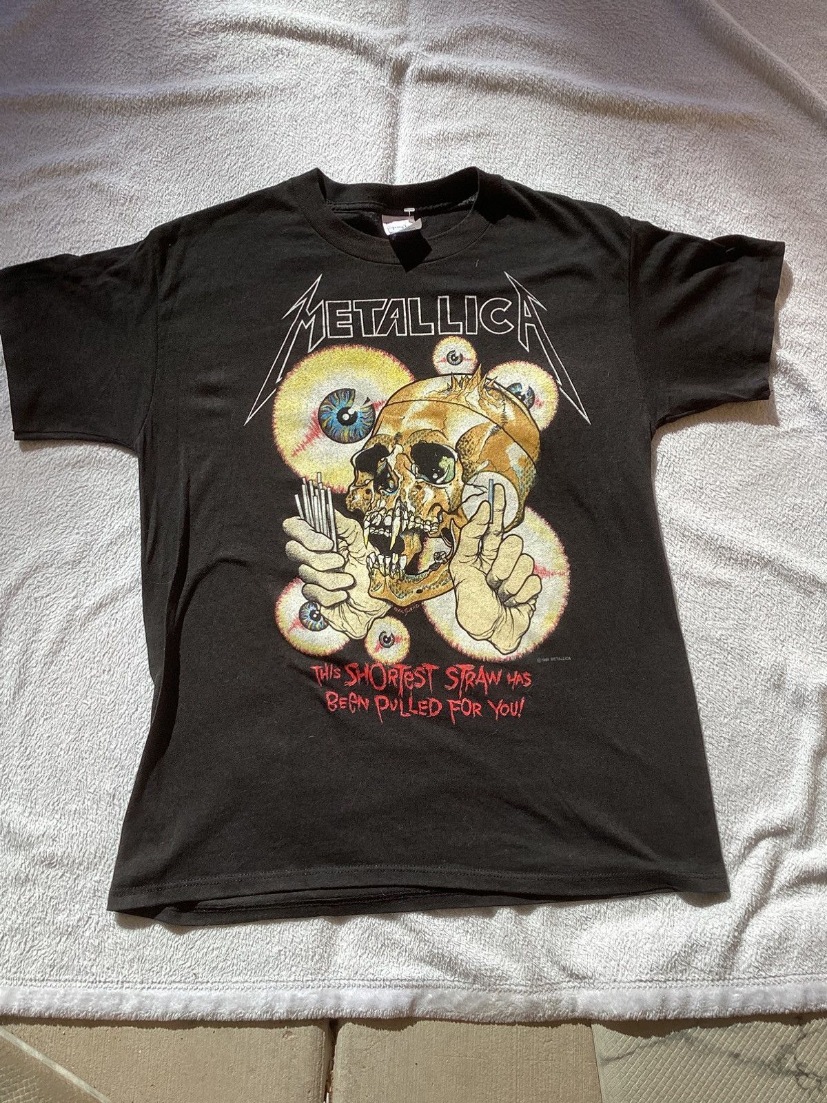 Metallica Vtg ‘88 metallica shortest straw has been pulled for you Tee Size US L / EU 52-54 / 3 - 1 Thumbnail