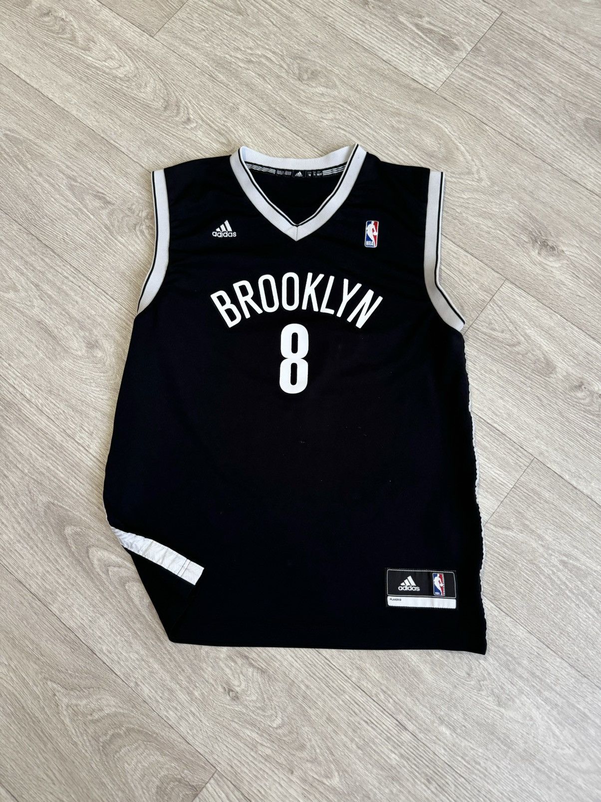 Adidas 🔷Adidas Brooklyn Nets Deron Williams #8 NBA Jersey🔷 Size US M / EU 48-50 / 2 - 1 Thumbnail