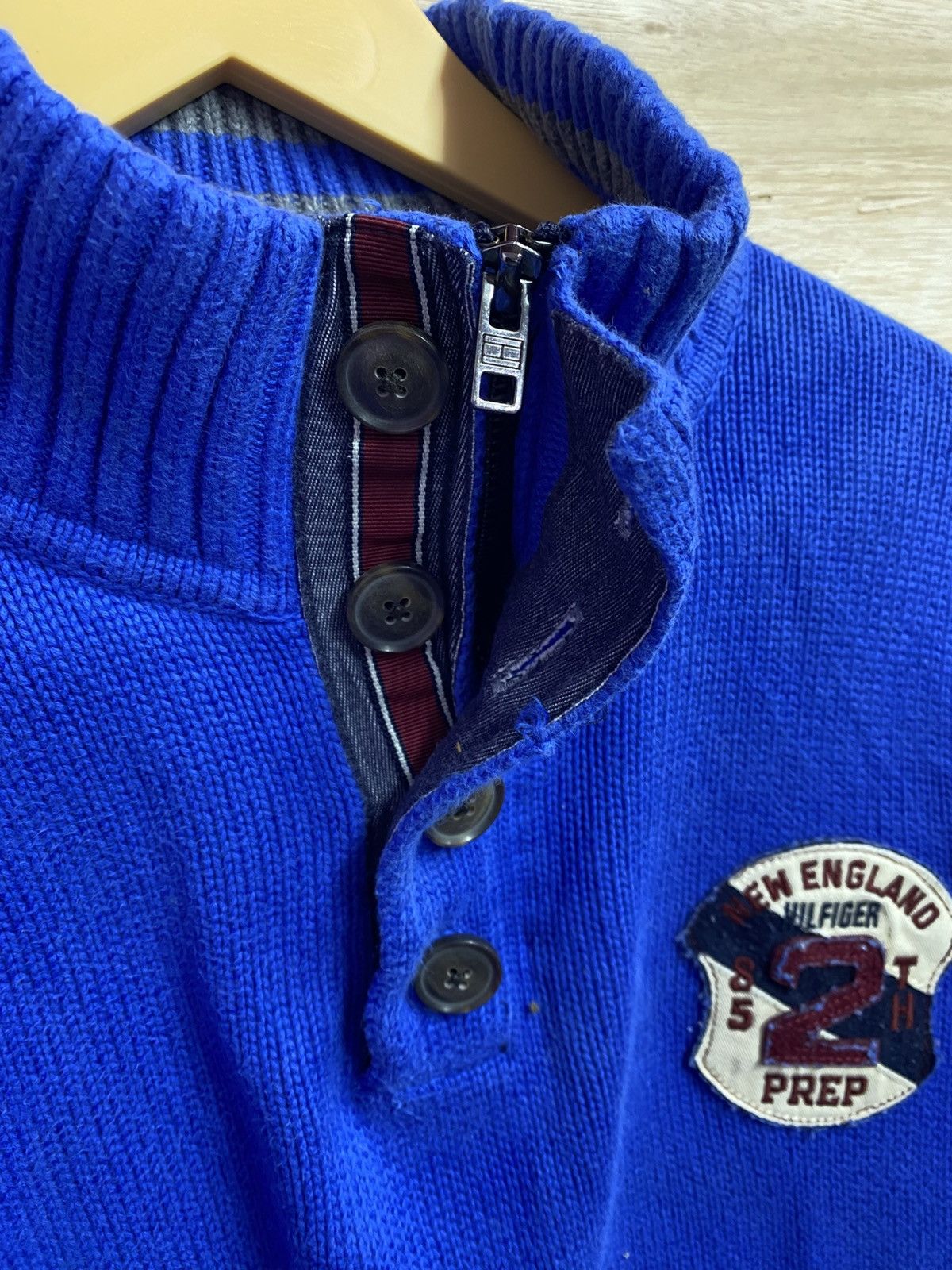 Tommy Hilfiger blue Tommy Hilfiger knit sweatshirt. Size US L / EU 52-54 / 3 - 2 Thumbnail