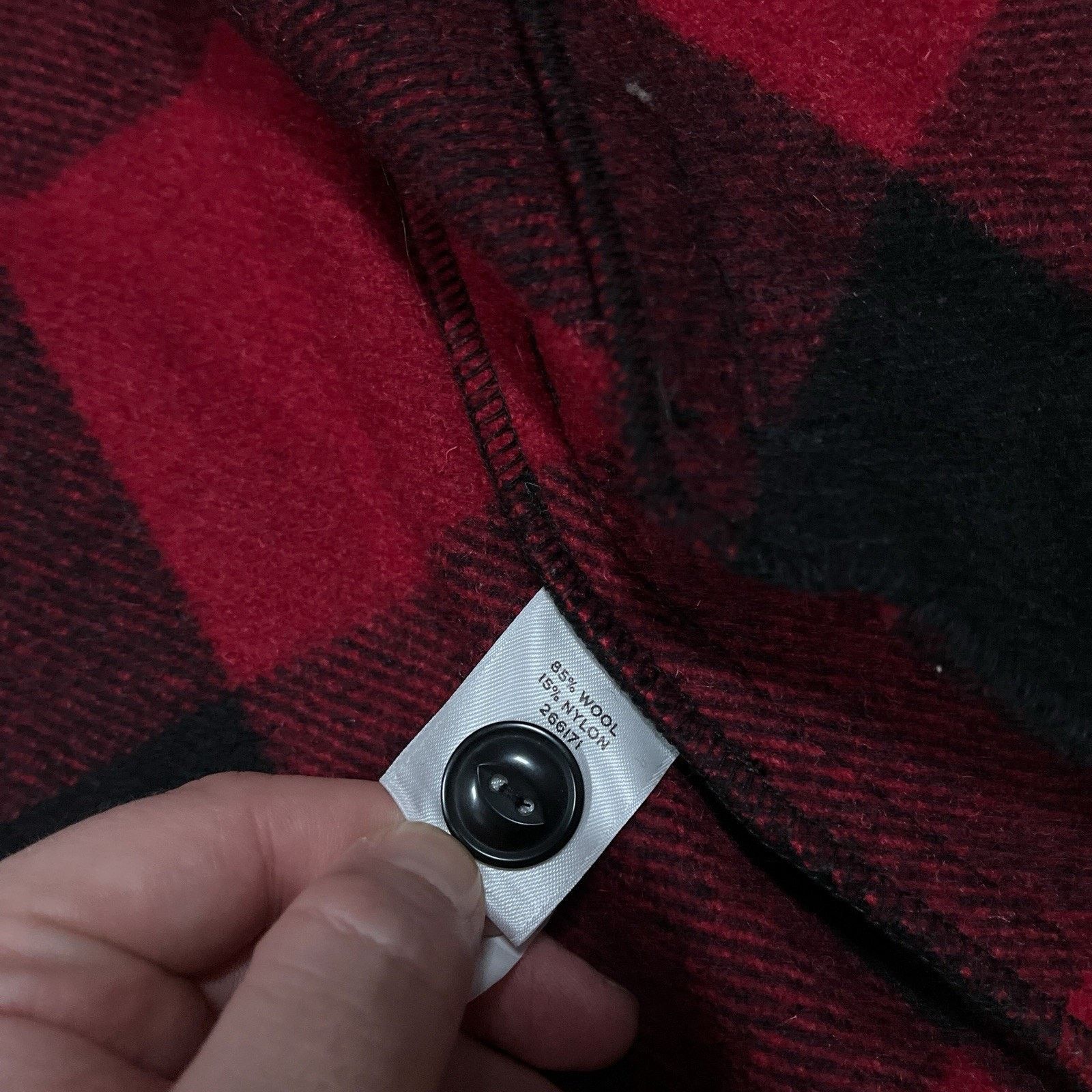 L.L. Bean LL Bean Archive Stag Jacket Wool Blend Red Buffalo Plaid Size US M / EU 48-50 / 2 - 8 Thumbnail