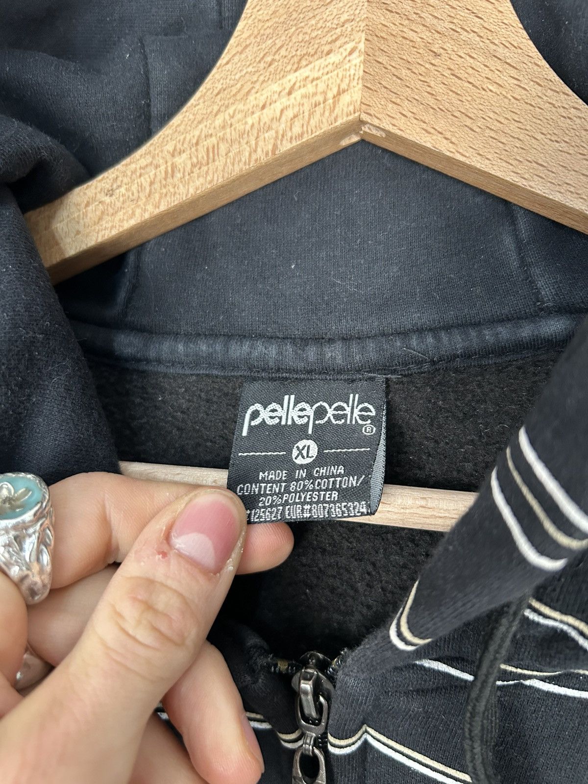 Pelle Pelle Vintage Pelle Pelle Rap Oversized Baggy Hoodie Streetwear Size US XL / EU 56 / 4 - 6 Thumbnail