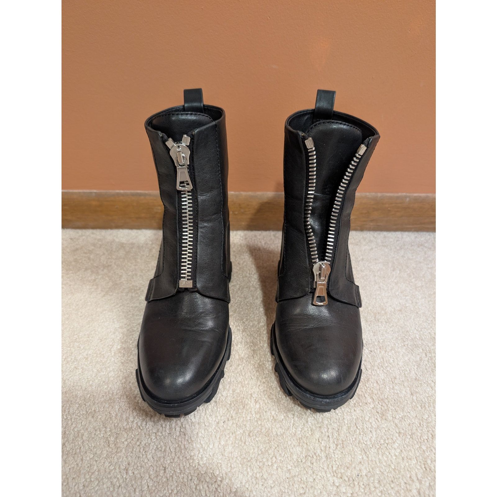 Rag & Bone Rag & Bone Women's Shiloh High Zip Boot - Leather 40EU 10US Size US 10 / IT 40 - 2 Thumbnail