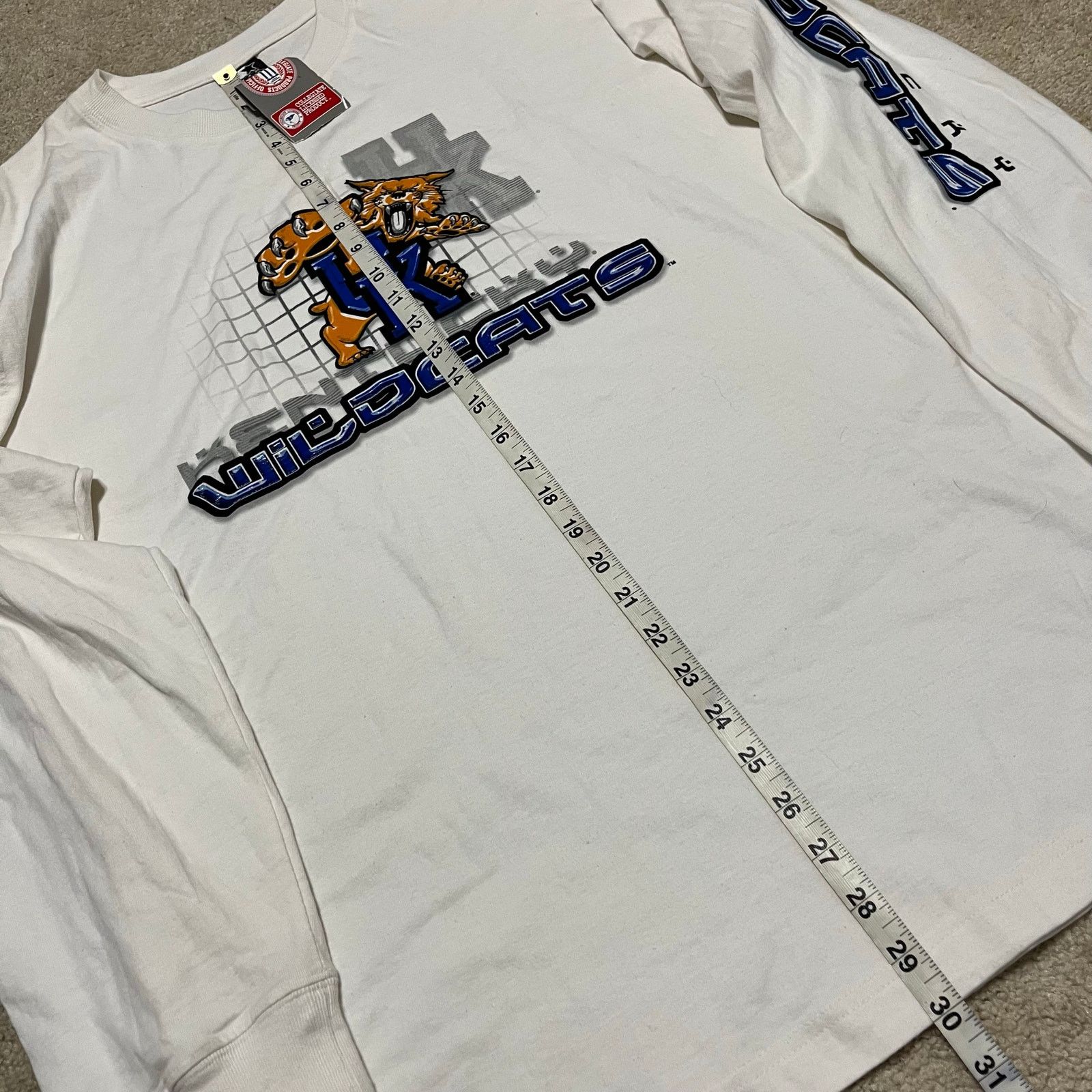 Starter 1996 Starter Kentucky Wildcats Long Sleeve T-Shirt Large NWT Size US L / EU 52-54 / 3 - 5 Thumbnail