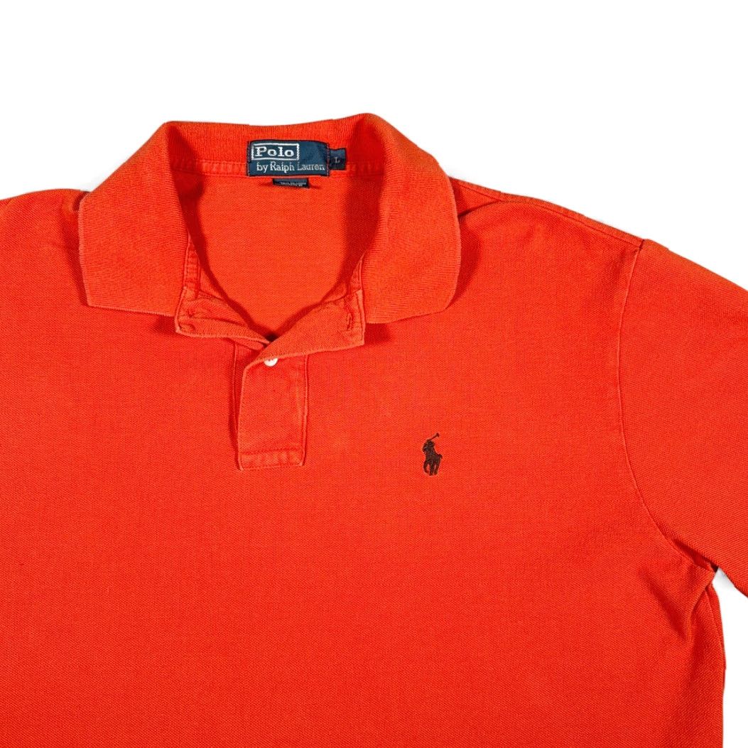 Polo Ralph Lauren VINTAGE Polo Ralph Lauren Shirt Adult LARGE Orange Long Sleeve Pony 90s Size US L / EU 52-54 / 3 - 2 Thumbnail
