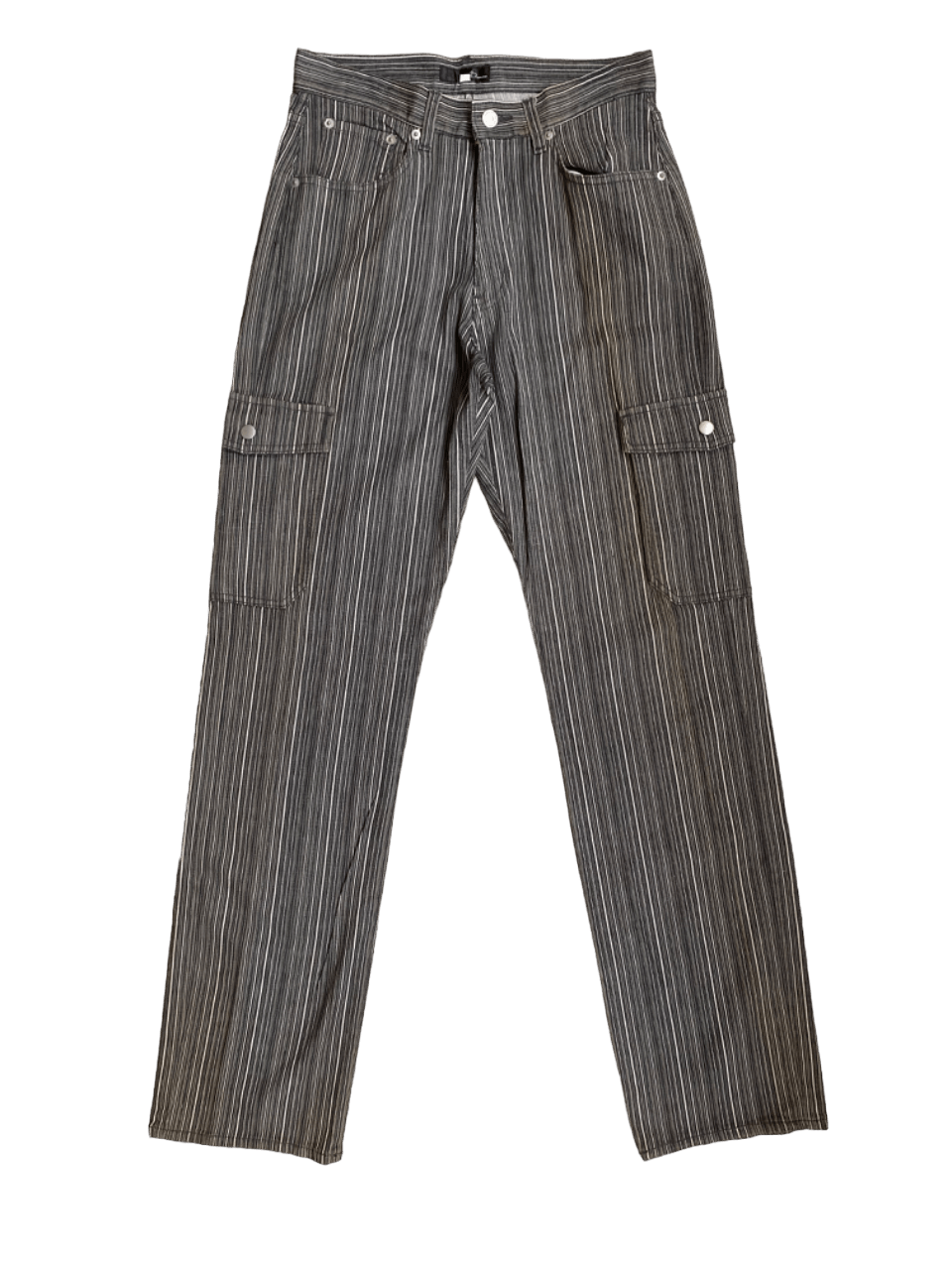 image of If Six Was Nine x Le Grande Bleu L G B Japanese 1 Homme Multipocket Cargo Pants in Blue Distressed 