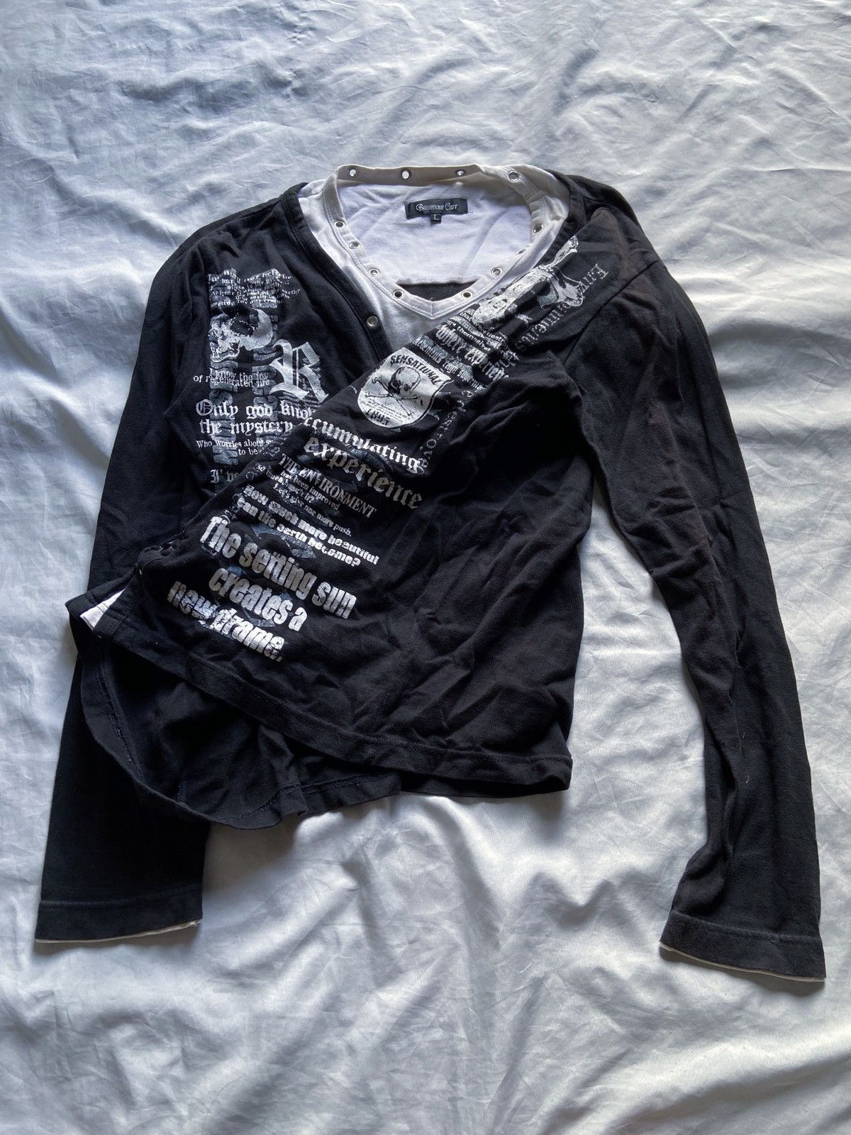 Beauty Beast BEAUMONT CARR DOUBLE LAYER SKULL LONG SLEEVE Size US M / EU 48-50 / 2 - 2 Thumbnail