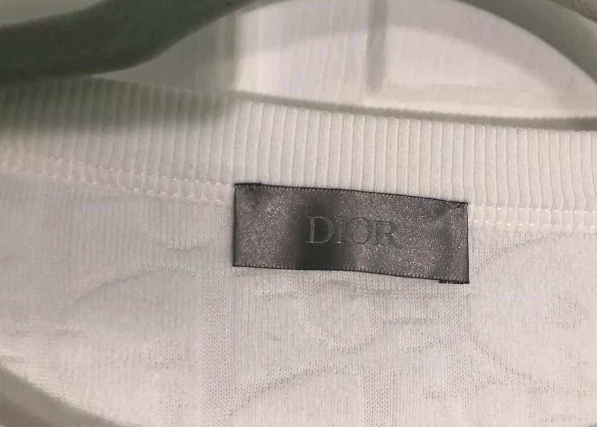 Dior Dior Jacquard Terry Cotton Sweater Size US XXL / EU 58 / 5 - 4 Thumbnail