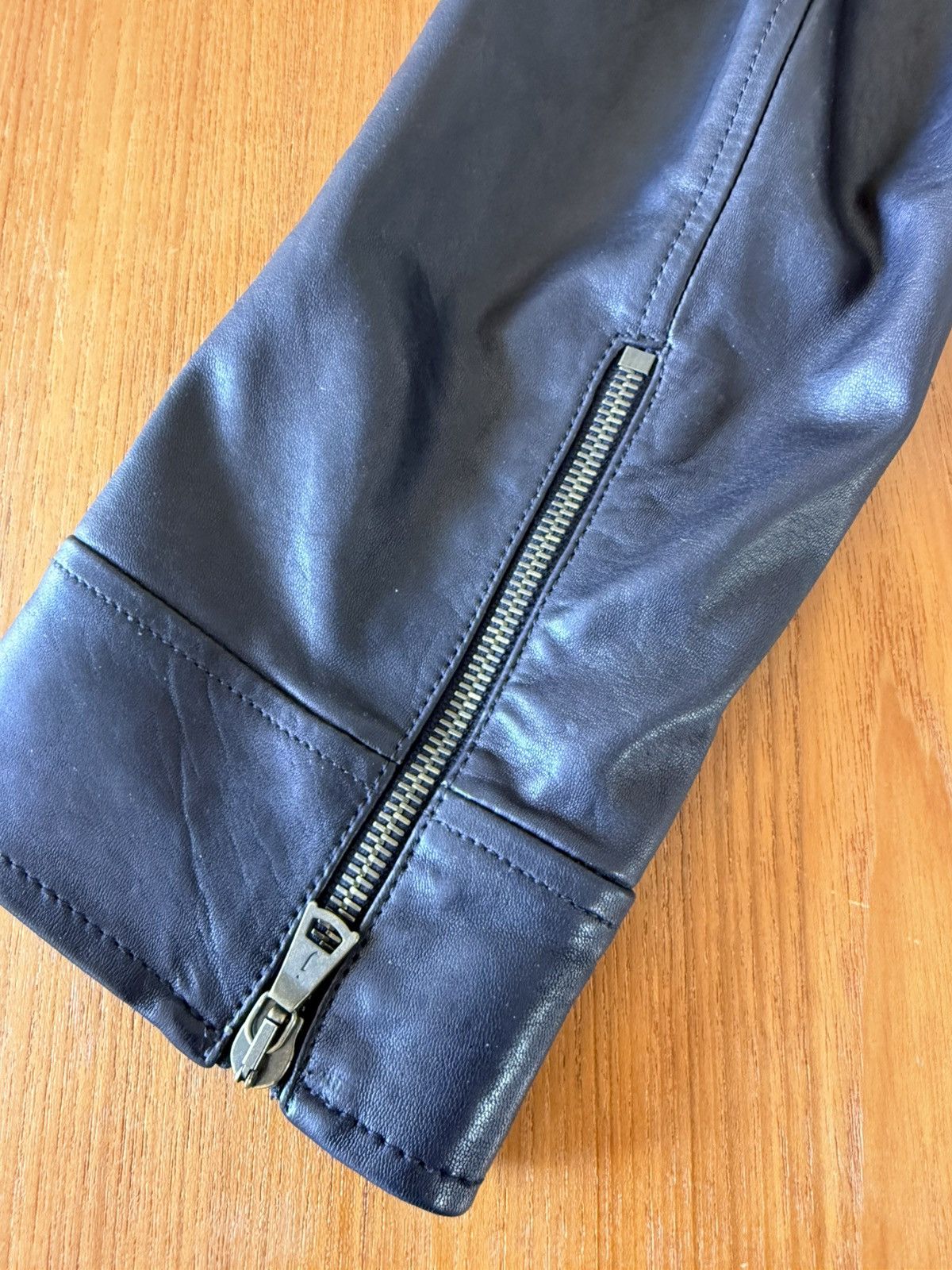 John Varvatos John Varvatos York Leather Jacket Size US L / EU 52-54 / 3 - 7 Thumbnail