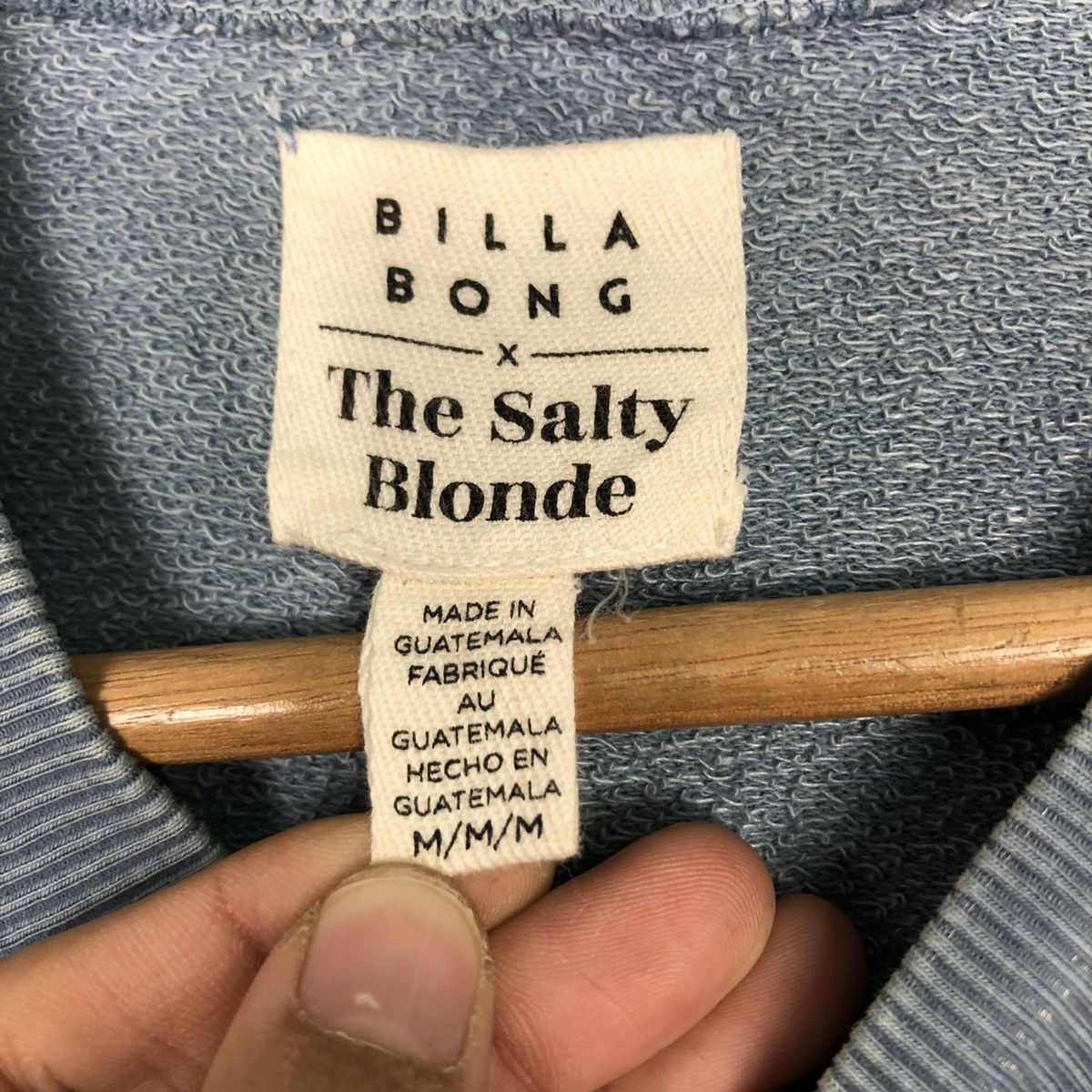 Billabong 🔥VINTAGE SWEATSHIRT BILLABONG X THE SALTY BLONDE BIG LOGO Size US M / EU 48-50 / 2 - 15 Thumbnail
