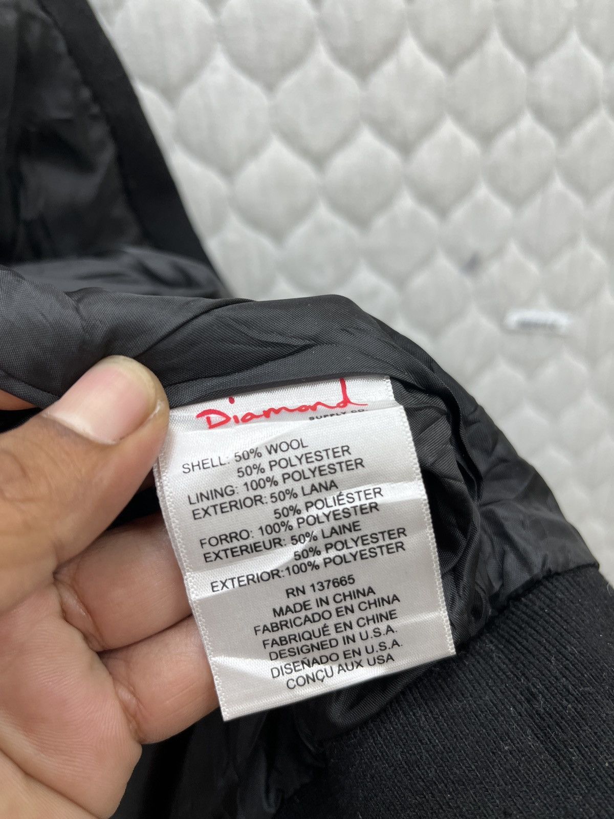 Diamond Supply Co. 🔥🔥🔥ARCHIVE DIAMOND SUPPLY CO VARSITY JACKET Size US L / EU 52-54 / 3 - 9 Thumbnail