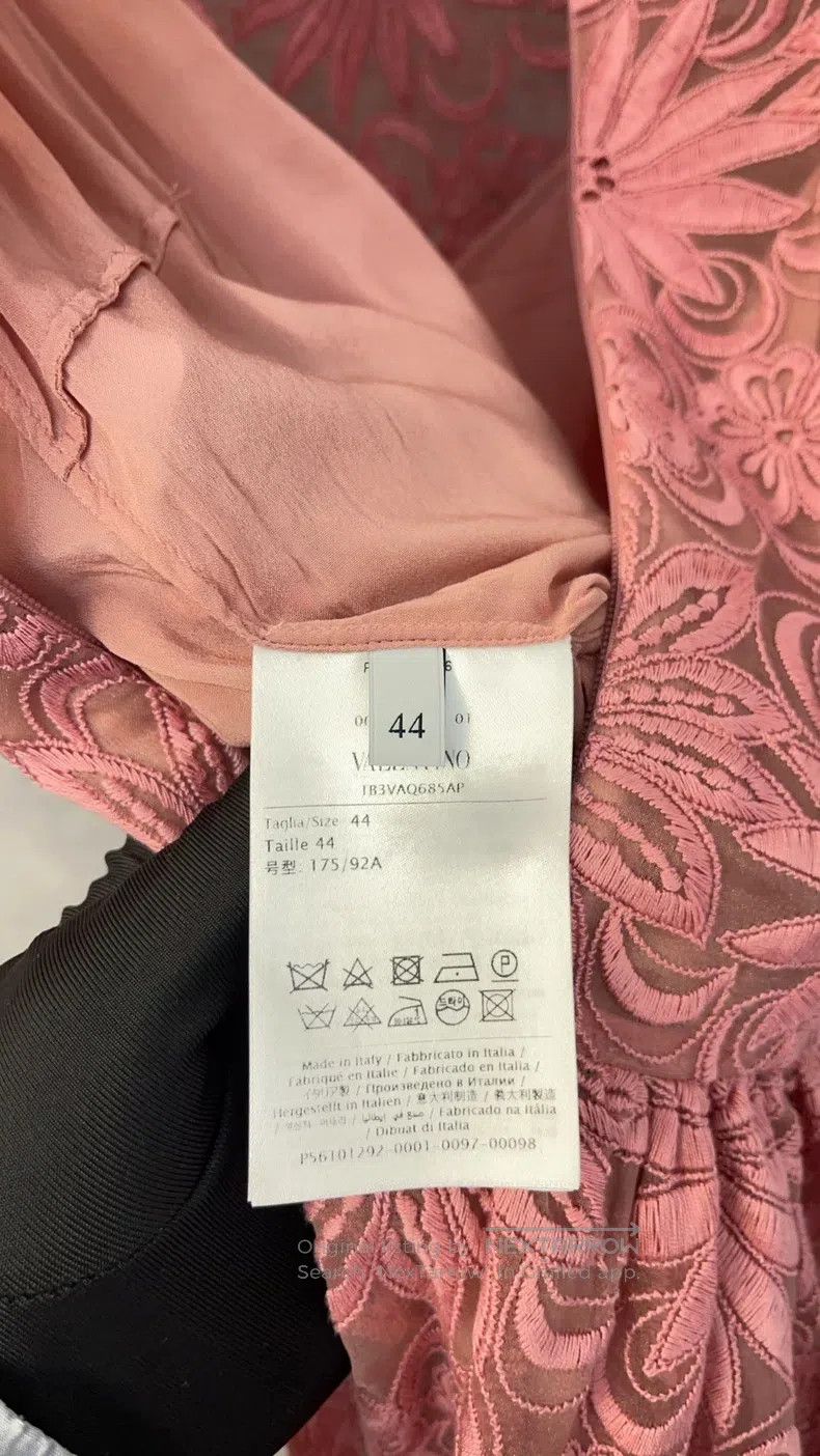 Valentino Valentino Pink embroidered cut-out dress Size M / US 6-8 / IT 42-44 - 6 Thumbnail