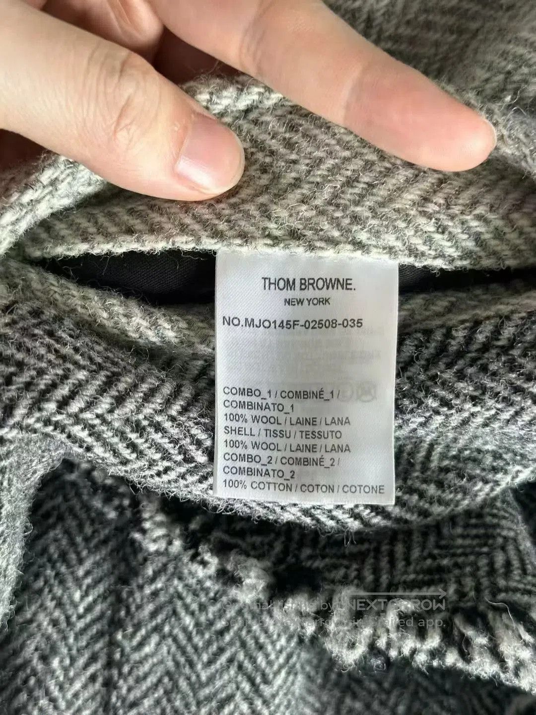 Thom Browne Thom Browne Frayed Jacket. Size US L / EU 52-54 / 3 - 5 Thumbnail