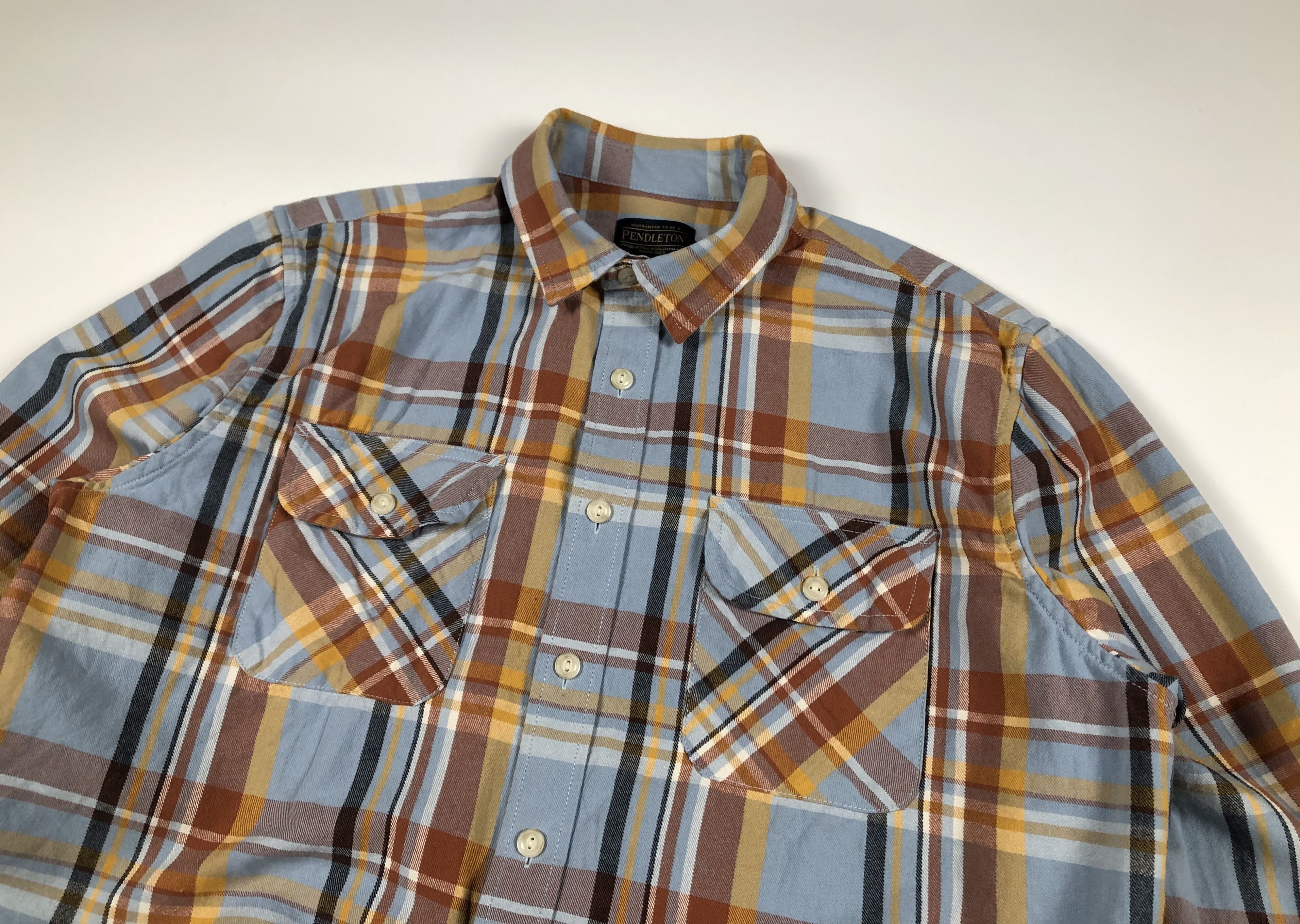 Pendleton Pendleton Plaid Beach Shack Cotton Shirt Size US XL / EU 56 / 4 - 2 Thumbnail