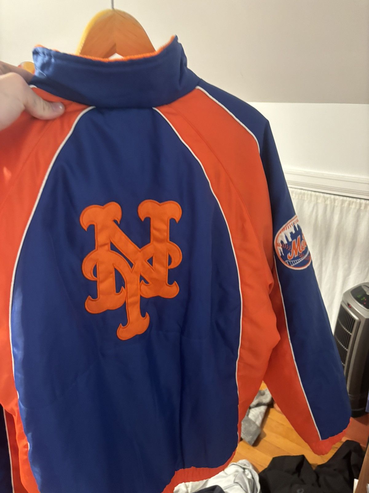 MLB New York Mets Reversible Jacket, Rare Size US L / EU 52-54 / 3 - 3 Thumbnail