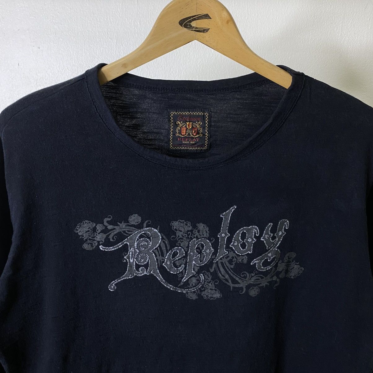 Replay Y2K Replay Affliction Design LS T Shirt Size US L / EU 52-54 / 3 - 9 Thumbnail