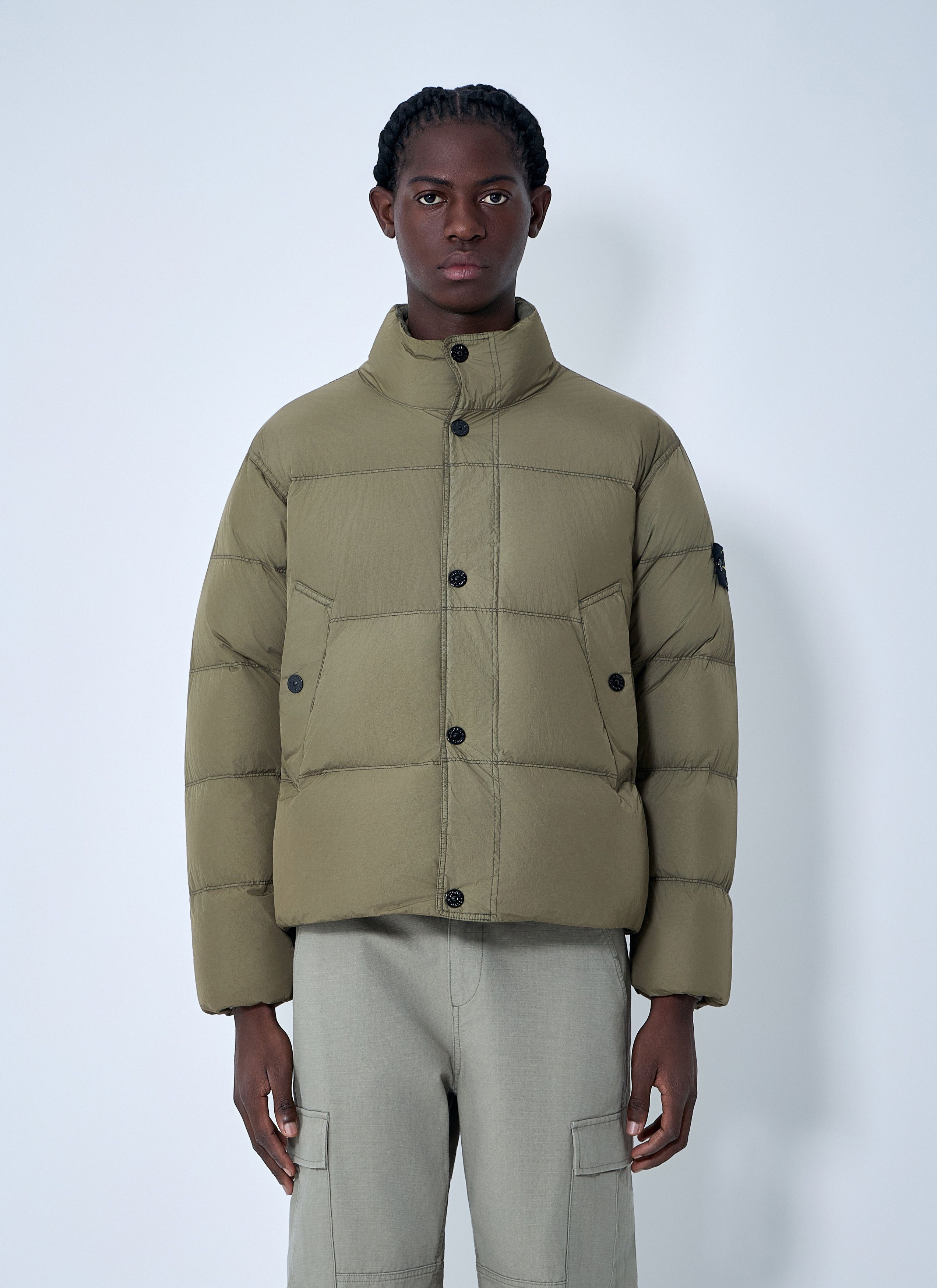 Logo Patch Bomber Jacket