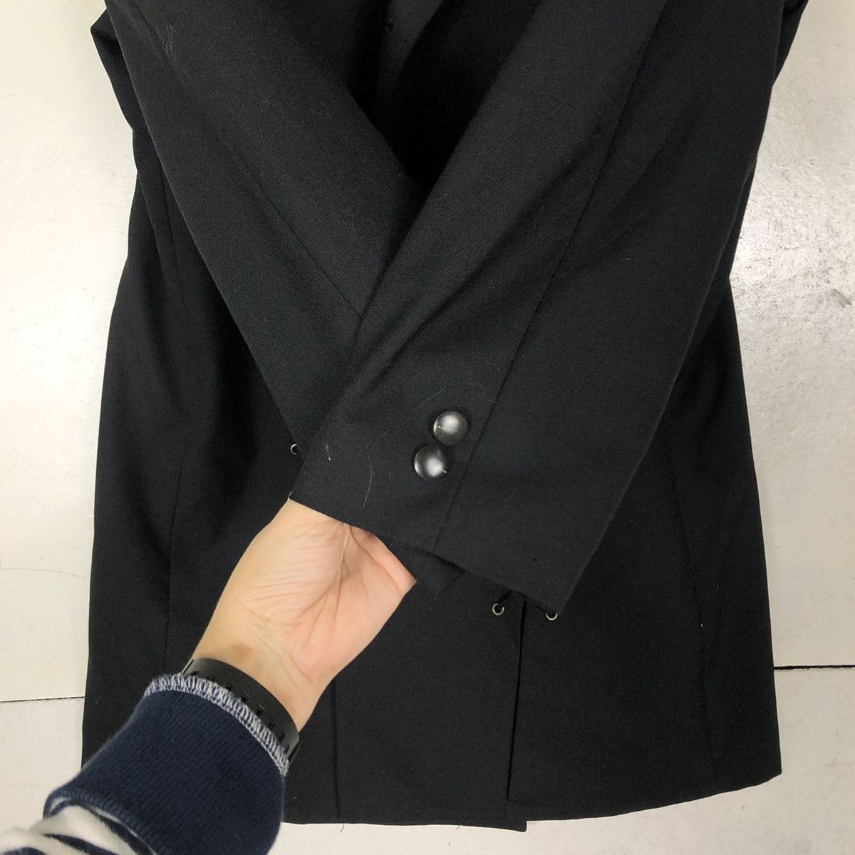 Japanese Brand 🔥VINTAGE BONDAGE DESIGN BIKER JACKET KAWAMURA ISSEY MIYAKE Size US M / EU 48-50 / 2 - 15 Thumbnail