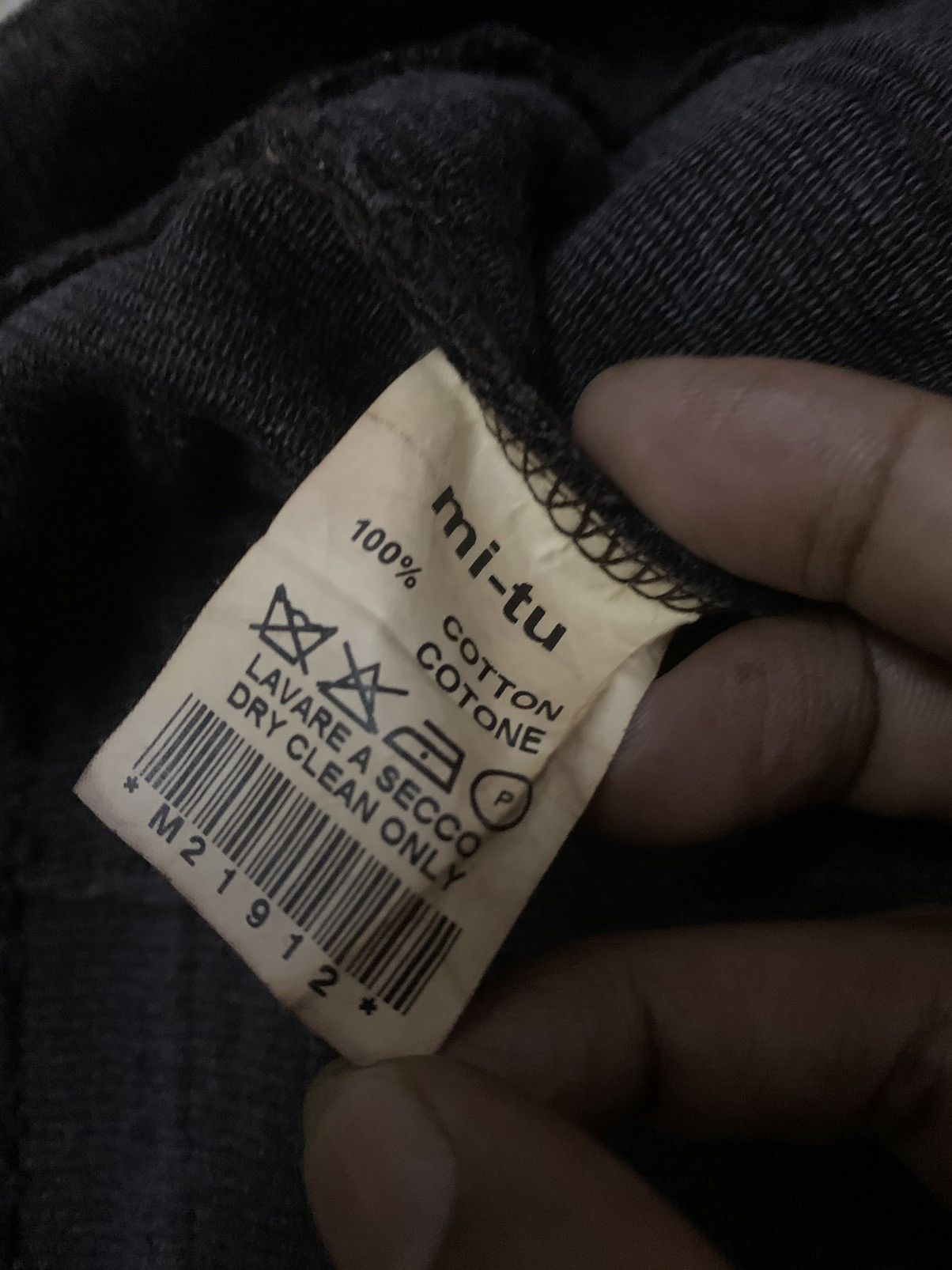 Japanese Brand 💥Avant-Garde Japanese Designer Mi-tu Cargo Pant Size 26" / US 2 / IT 38 - 9 Thumbnail